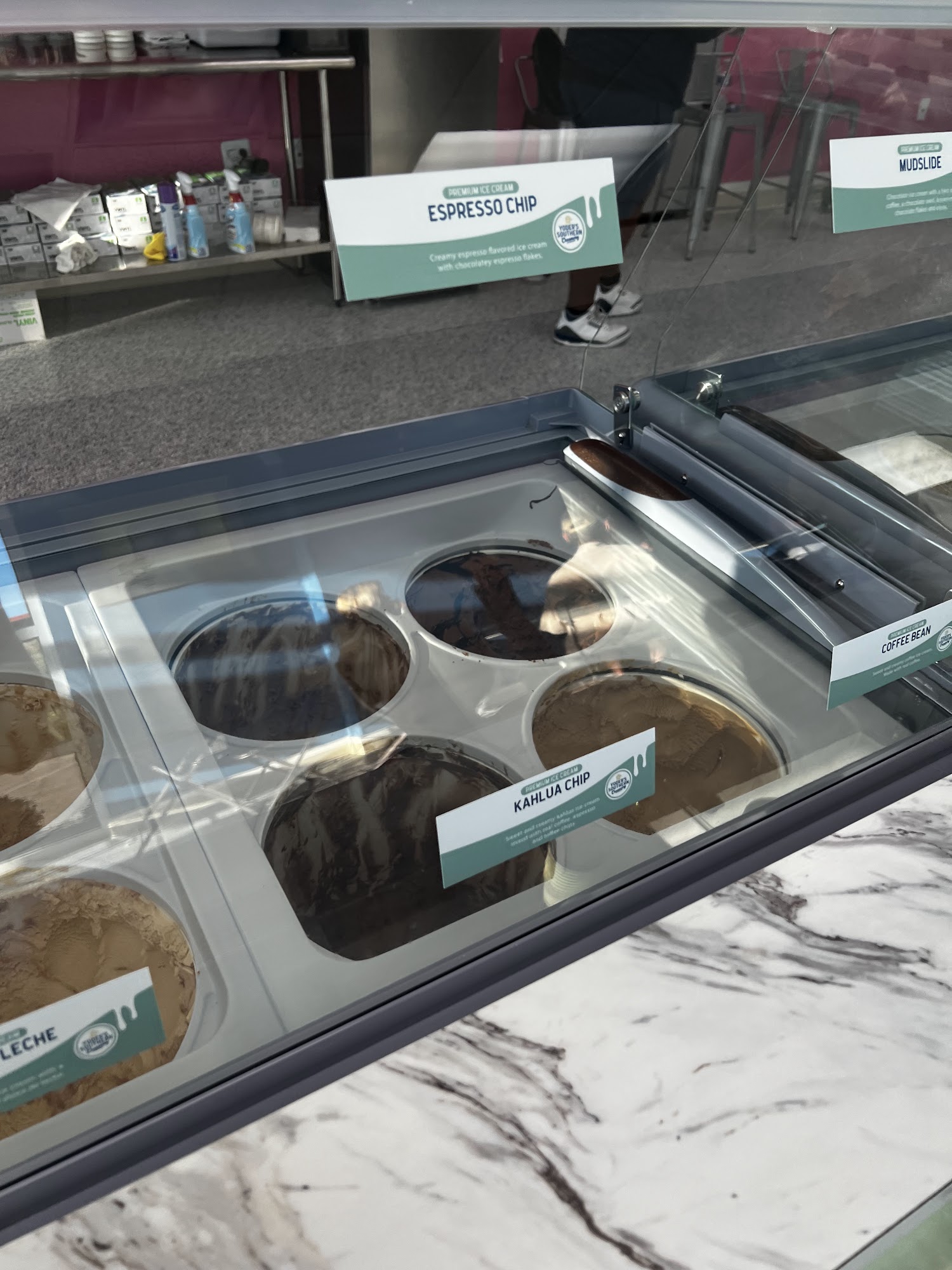 Jac's Ice Cream Menu