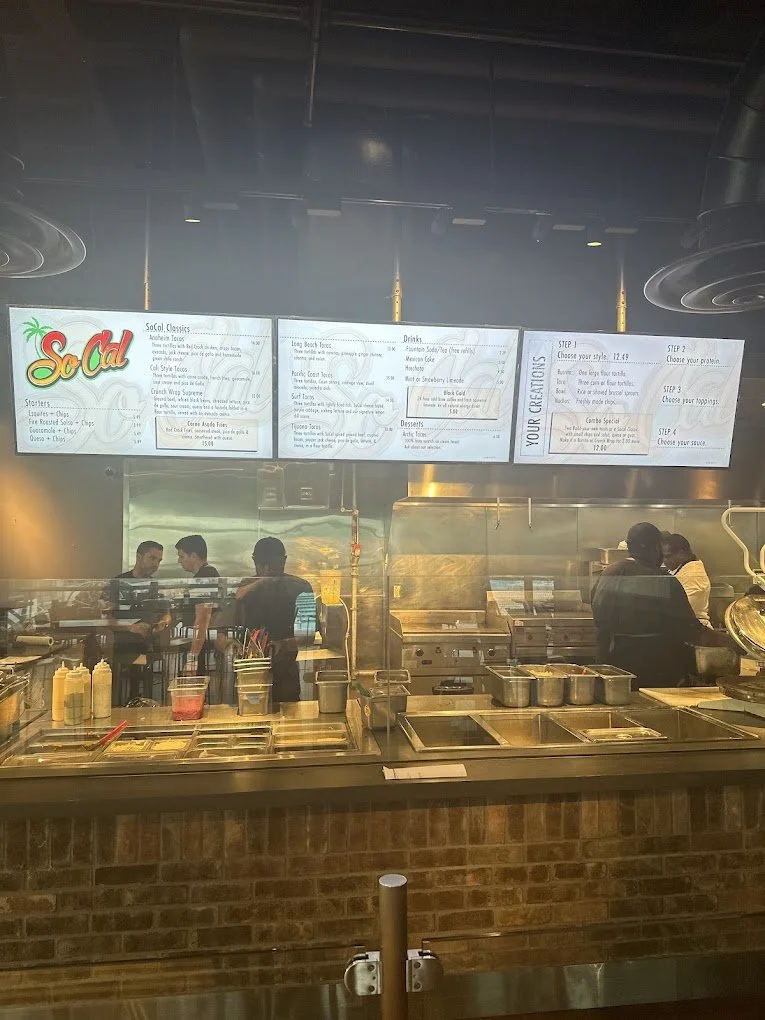 Socal Taco Co. (University of Miami) Menu