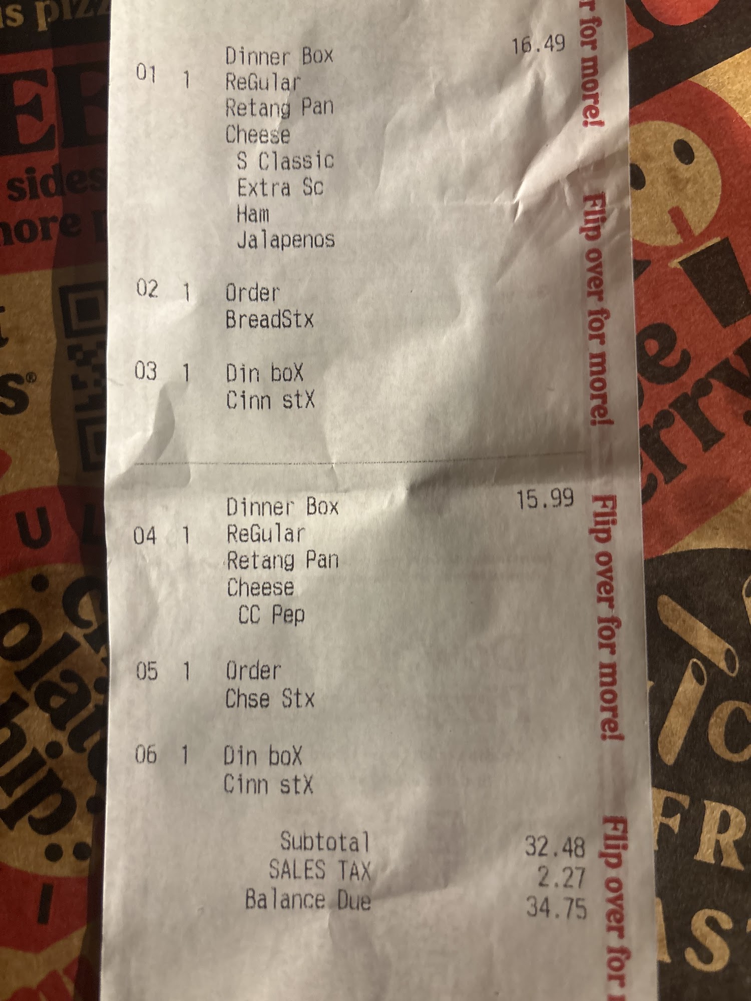 Pizza Hut Menu
