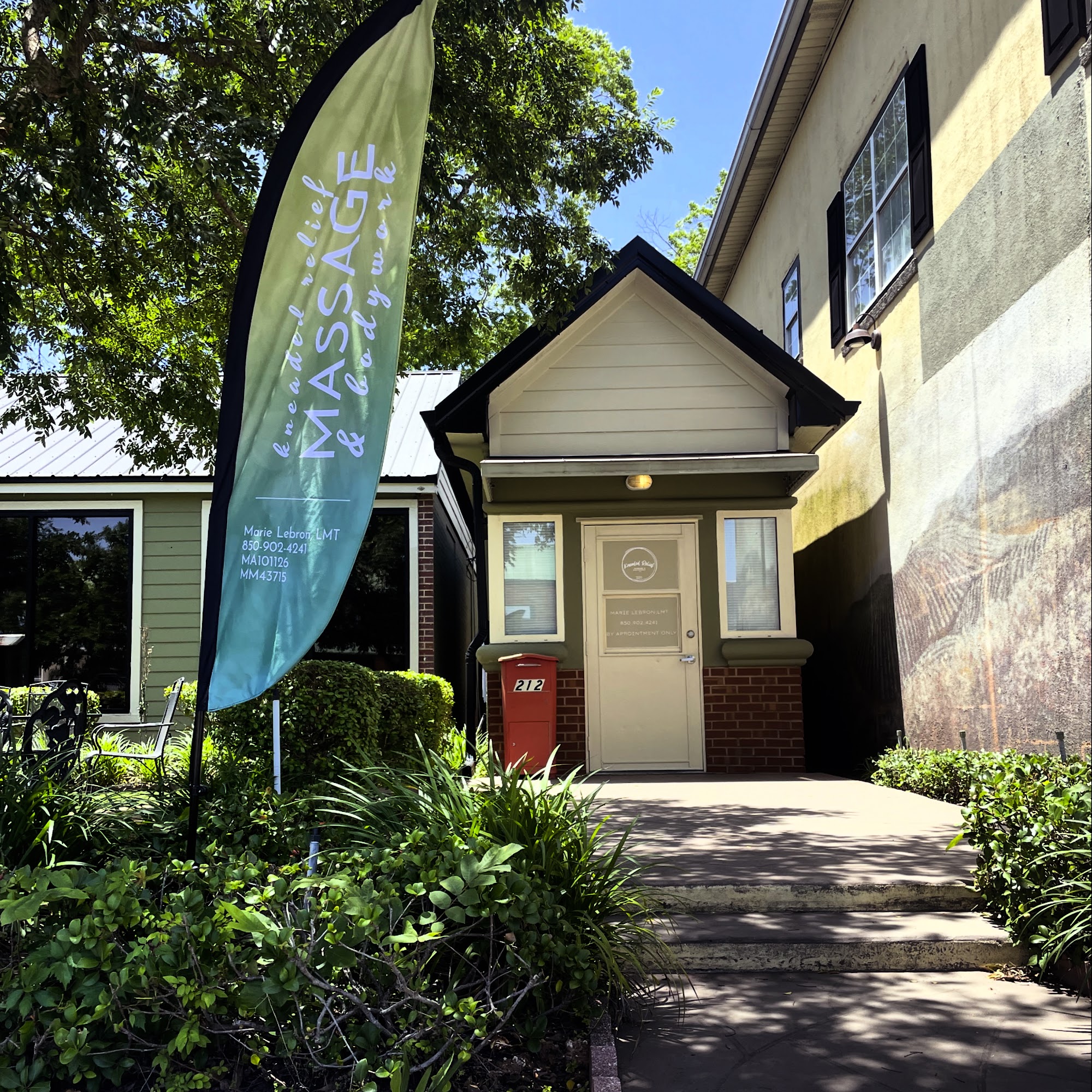 Kneaded Relief Massage and Bodywork’s LLC 212 Main St, Crestview Florida 32536