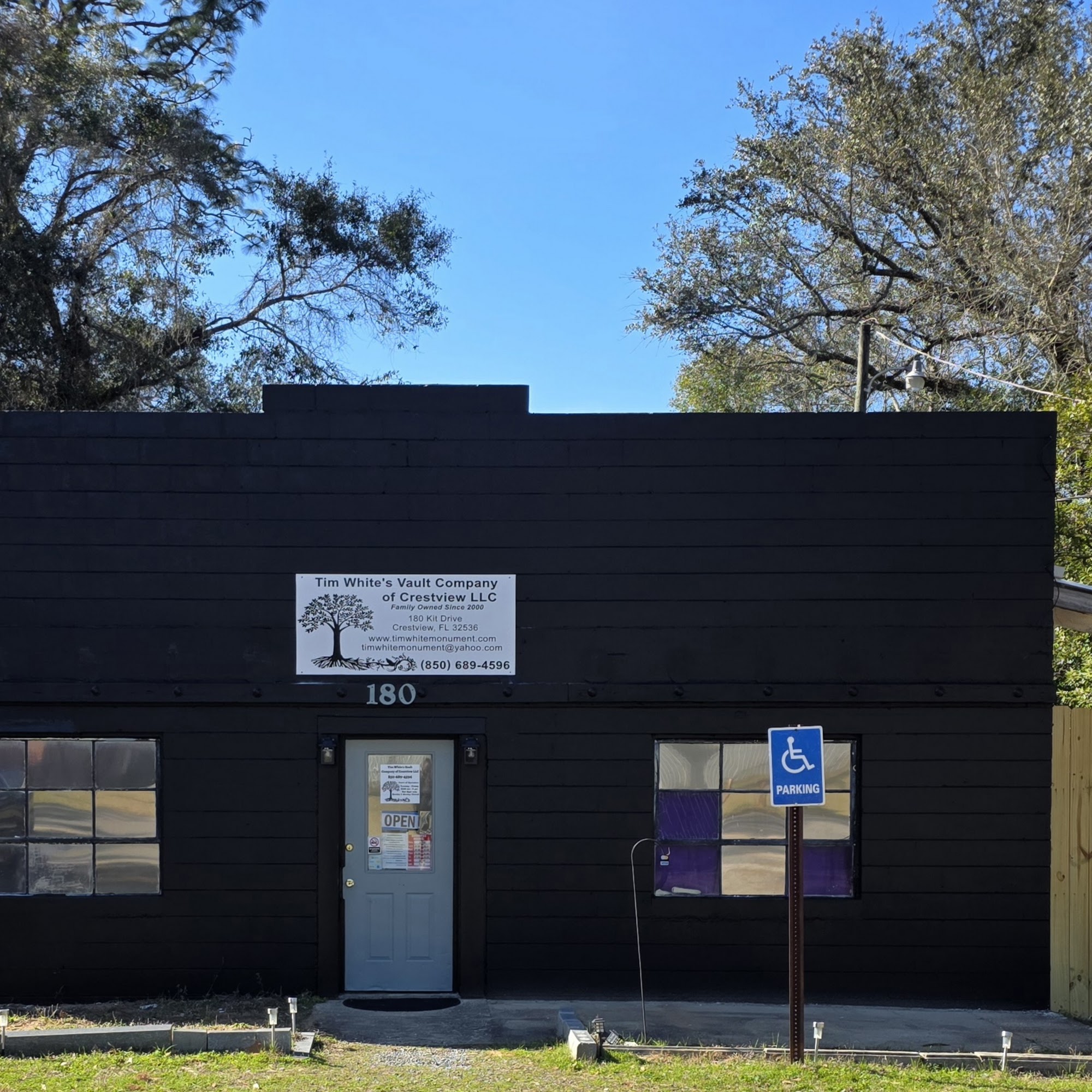 Tim White Vault and Monument 180 Kit Dr, Crestview Florida 32536