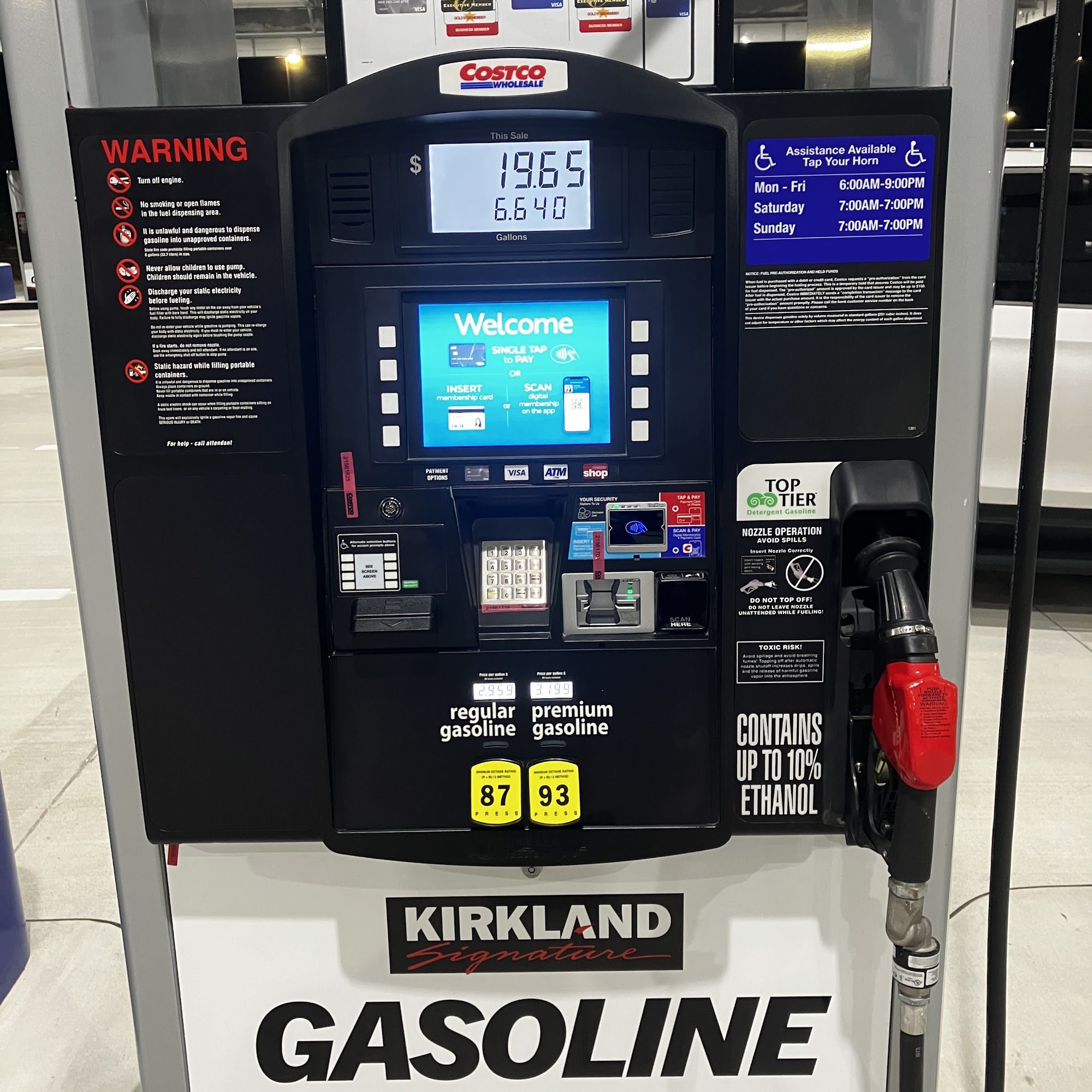 Costco Gas Station Daytona Beach