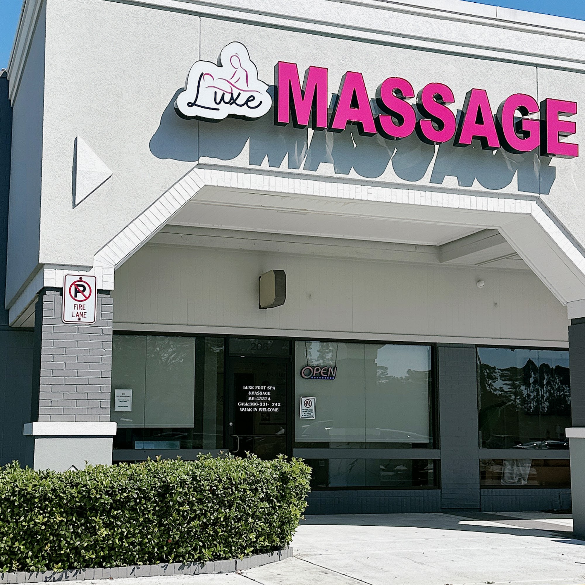 Luxe Massage Spa 2455 W International Speedway Blvd STE 206, Daytona Beach Florida 32114
