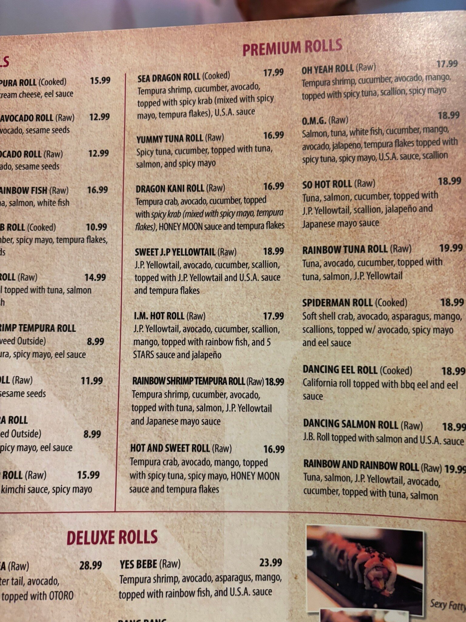 NOUTTA SUSHI AND THAI Menu