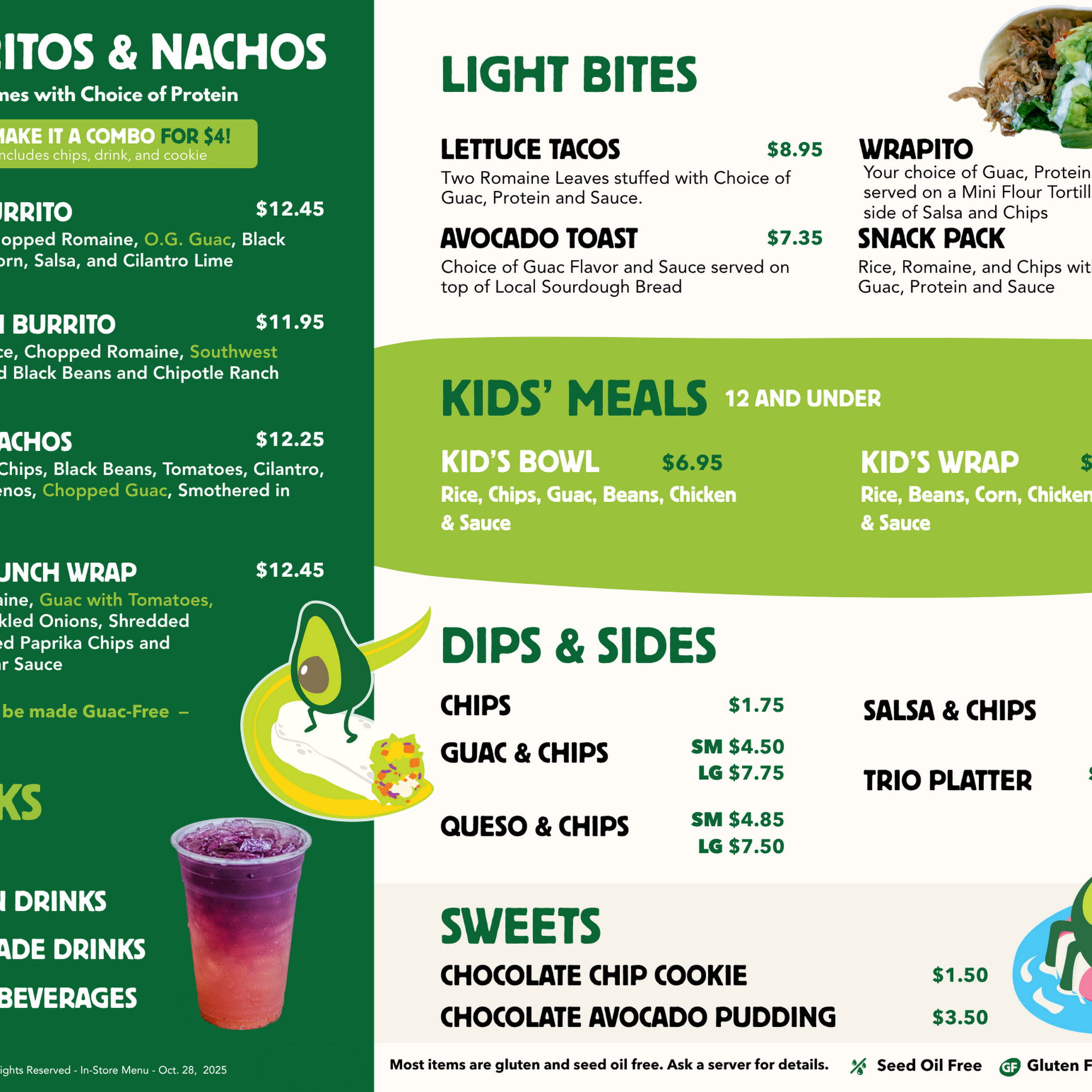 Guaca Go Delray Beach Menu