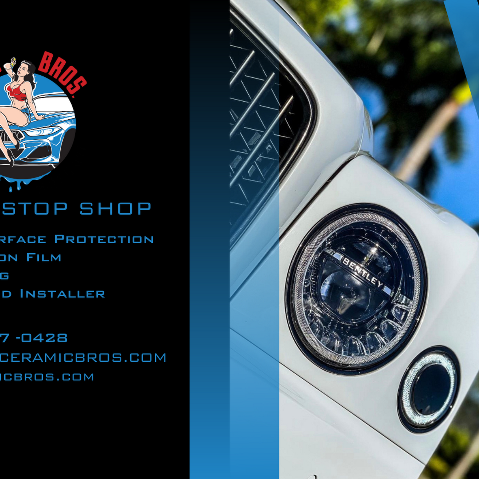 Ceramic Bros. Automotive Surface Protection Specialists Inc. 330 N Congress Ave STE 106, Delray Beach Florida 33445