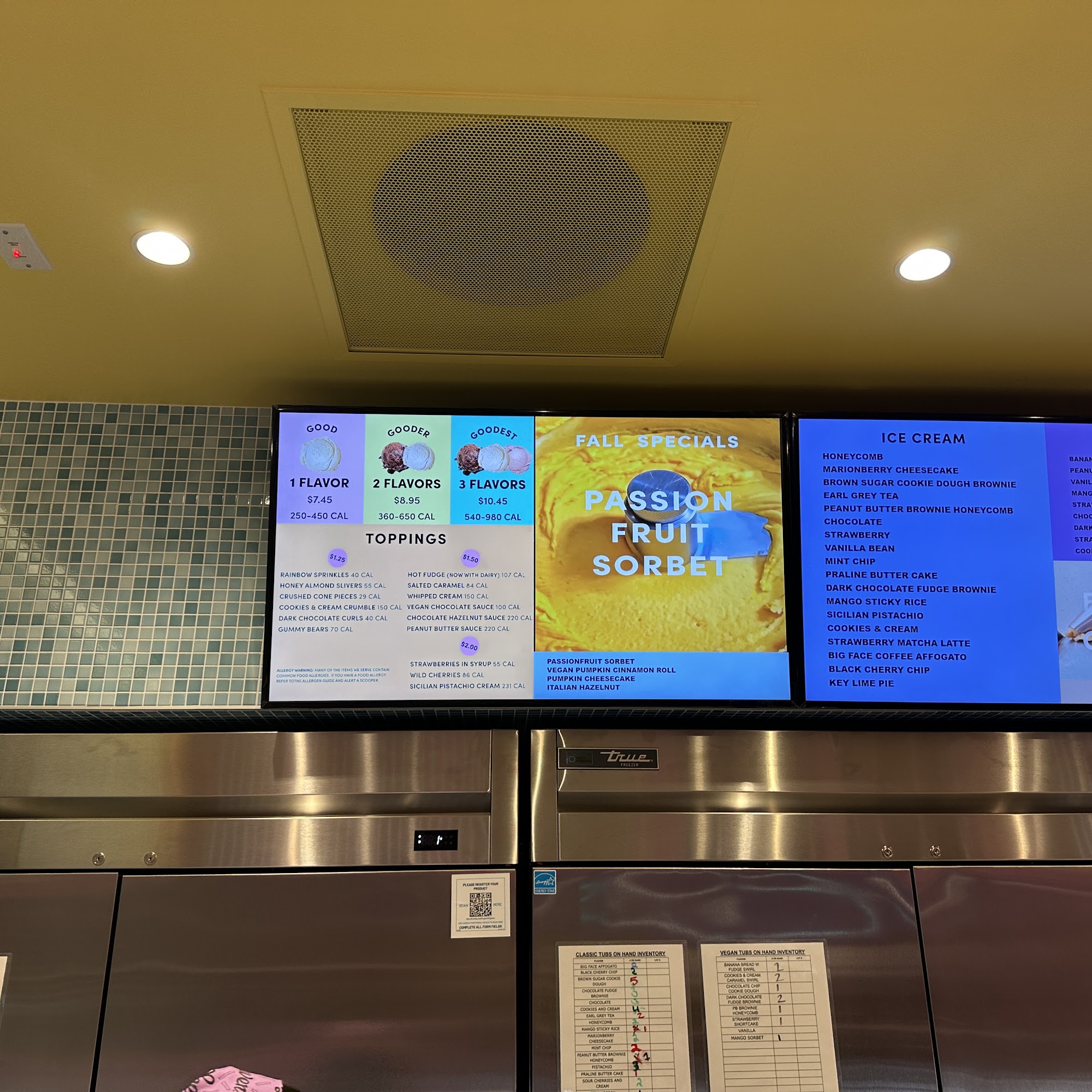 Van Leeuwen Ice Cream Menu