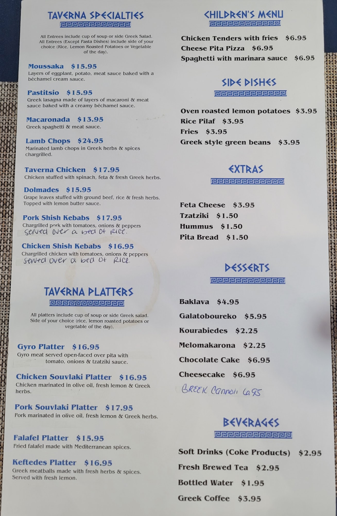 My Greek Taverna, Deltona - Menu, Reviews (133), Photos - Restaurantji