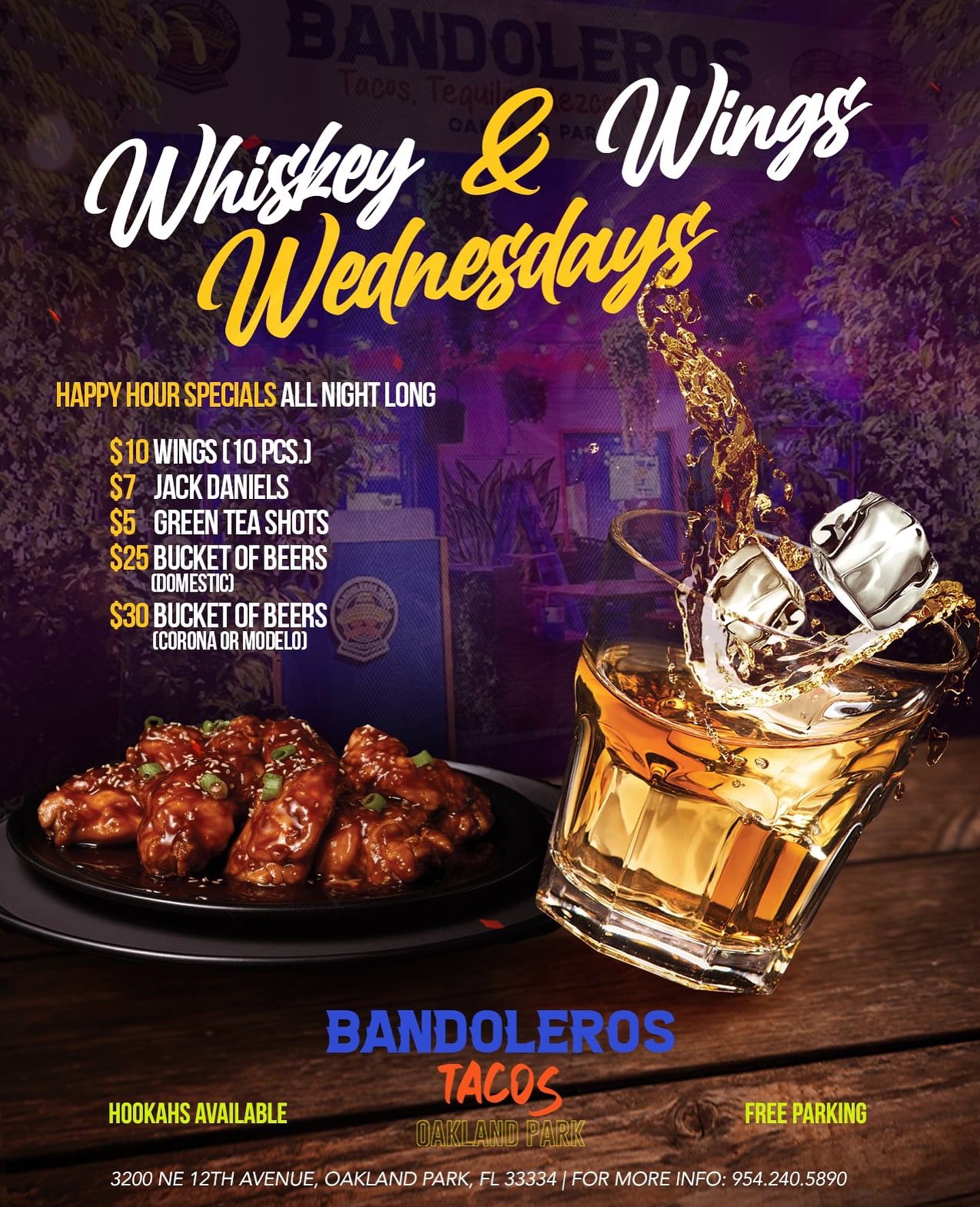 Bandoleros Tacos - Doral Menu