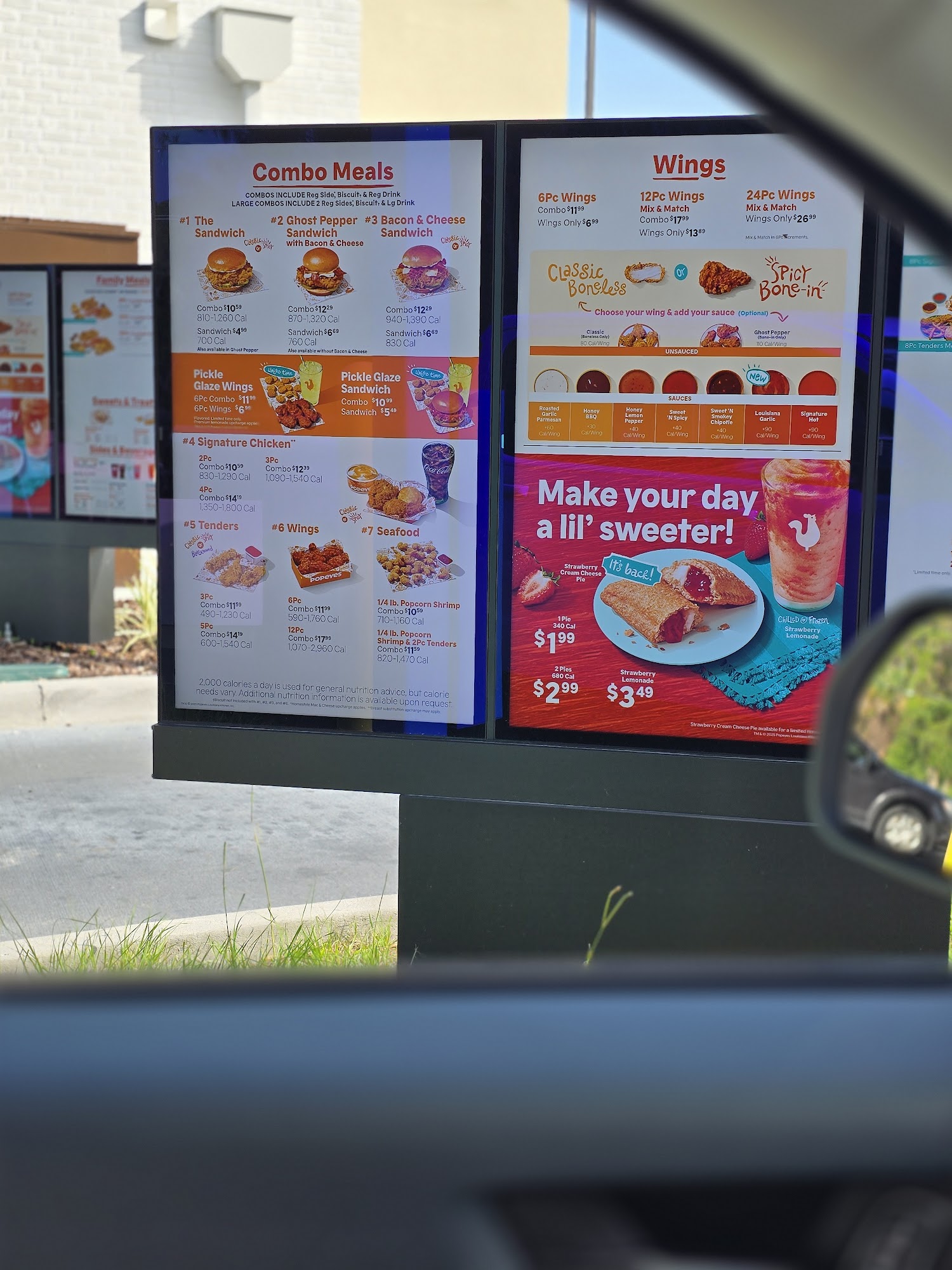 Popeyes Louisiana Kitchen Menu