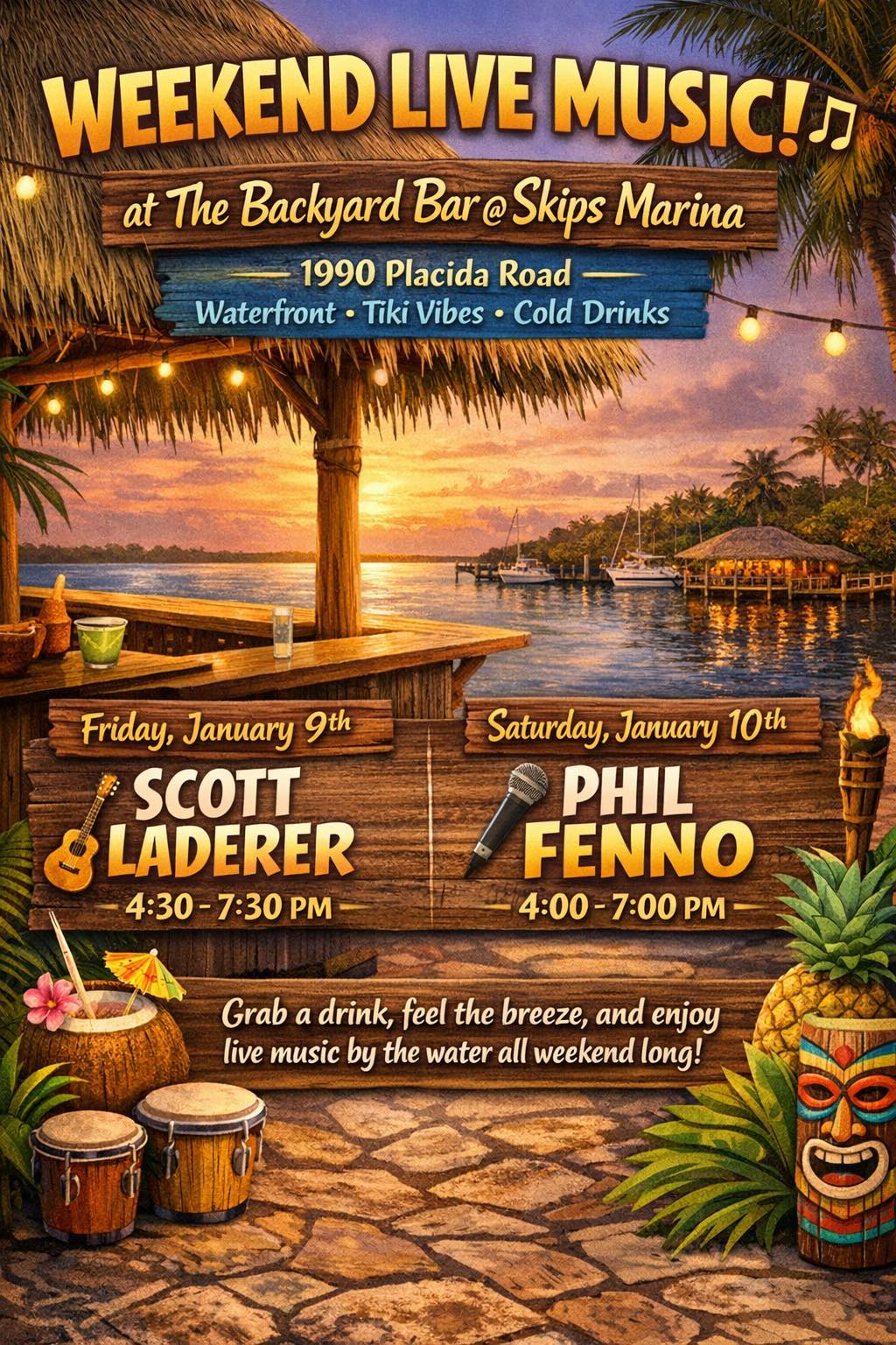 The Backyard at Skip’s Marina Englewood