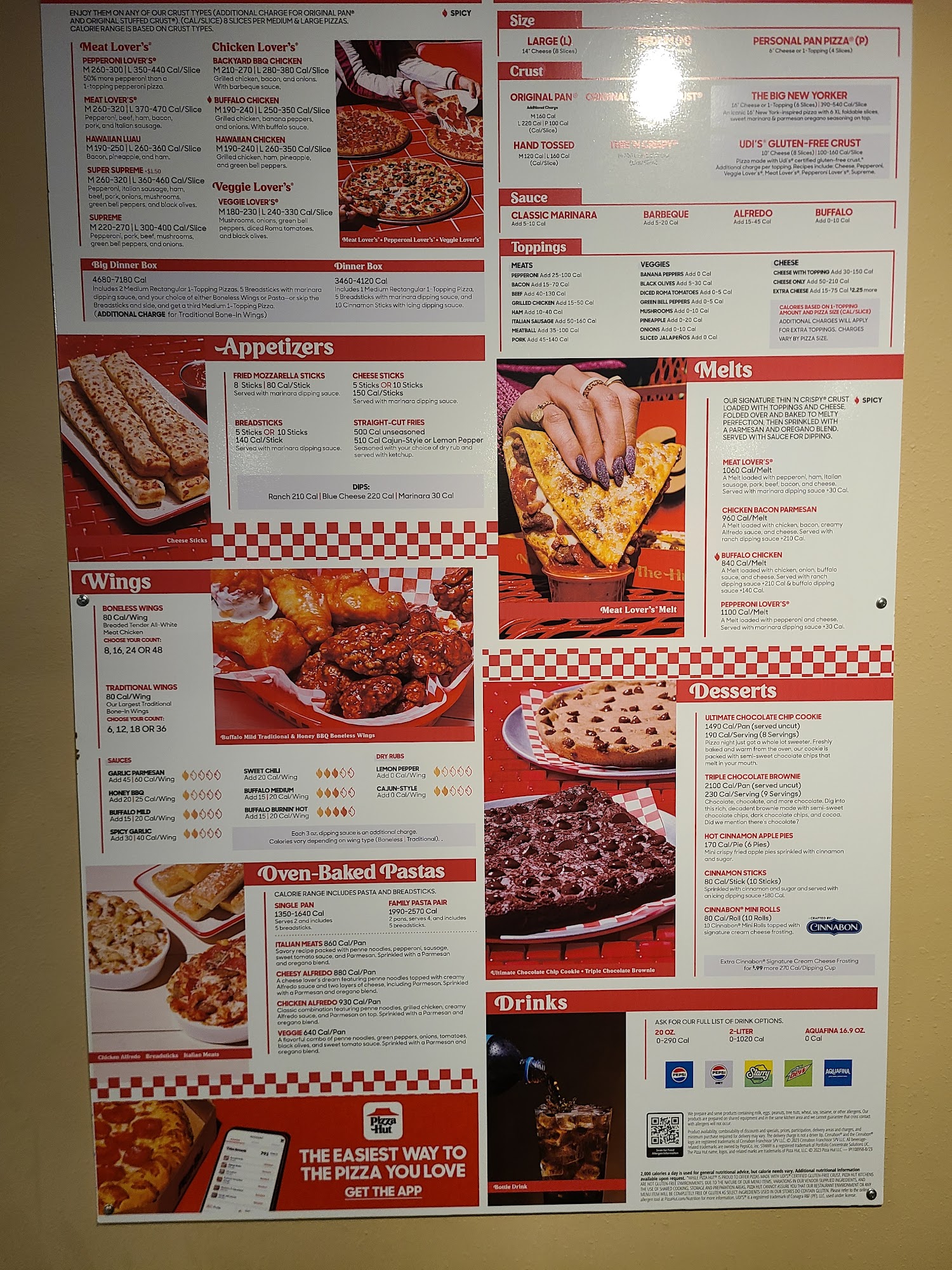 Pizza Hut Menu