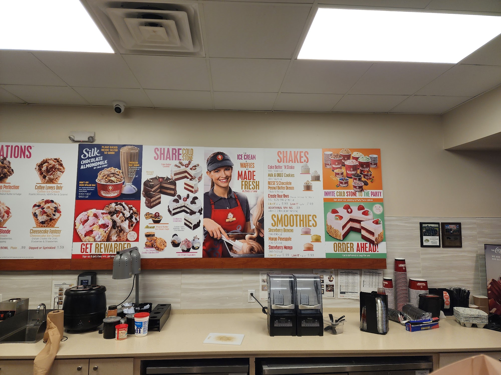 Cold Stone Creamery Menu