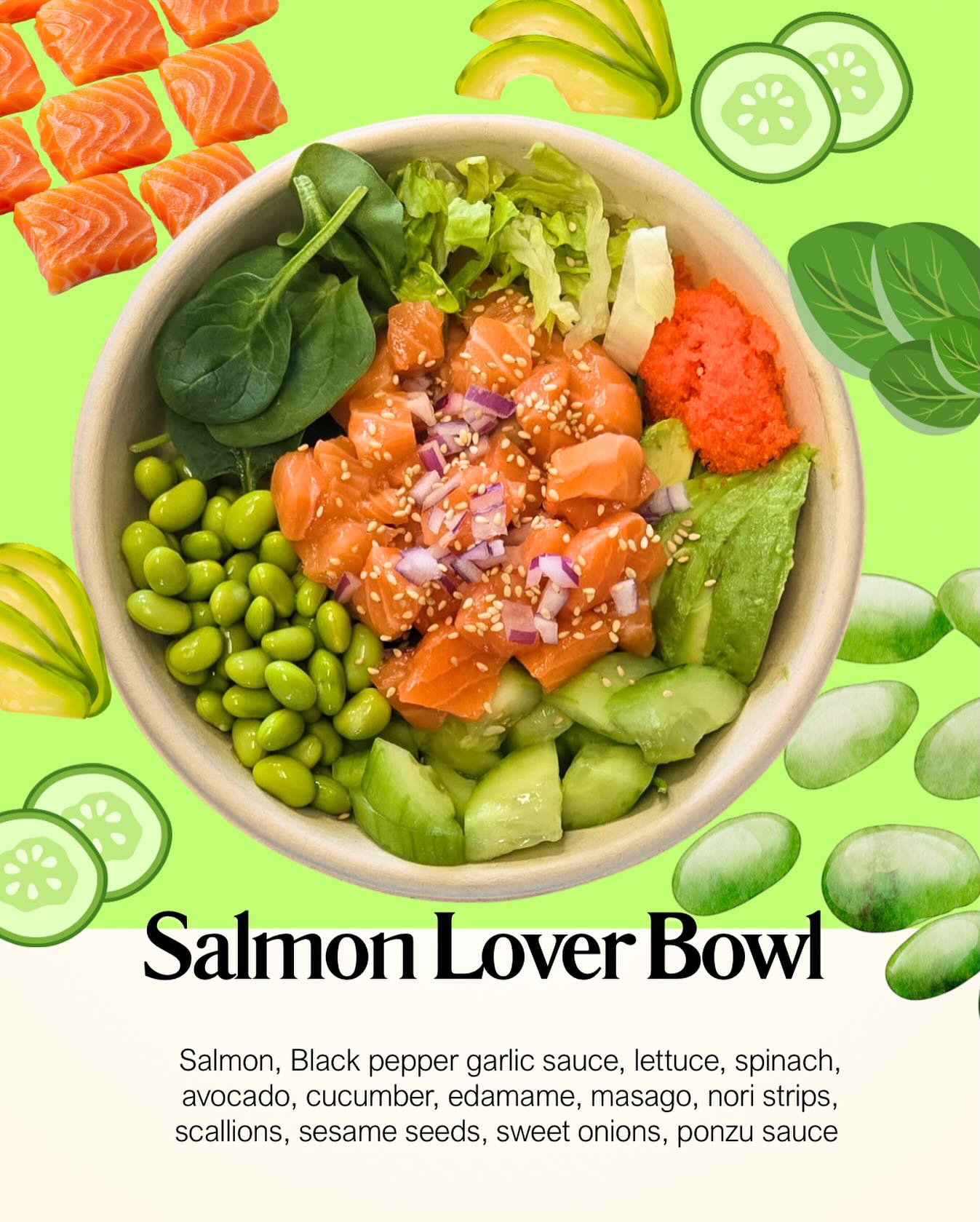 Poke Bowl Menu