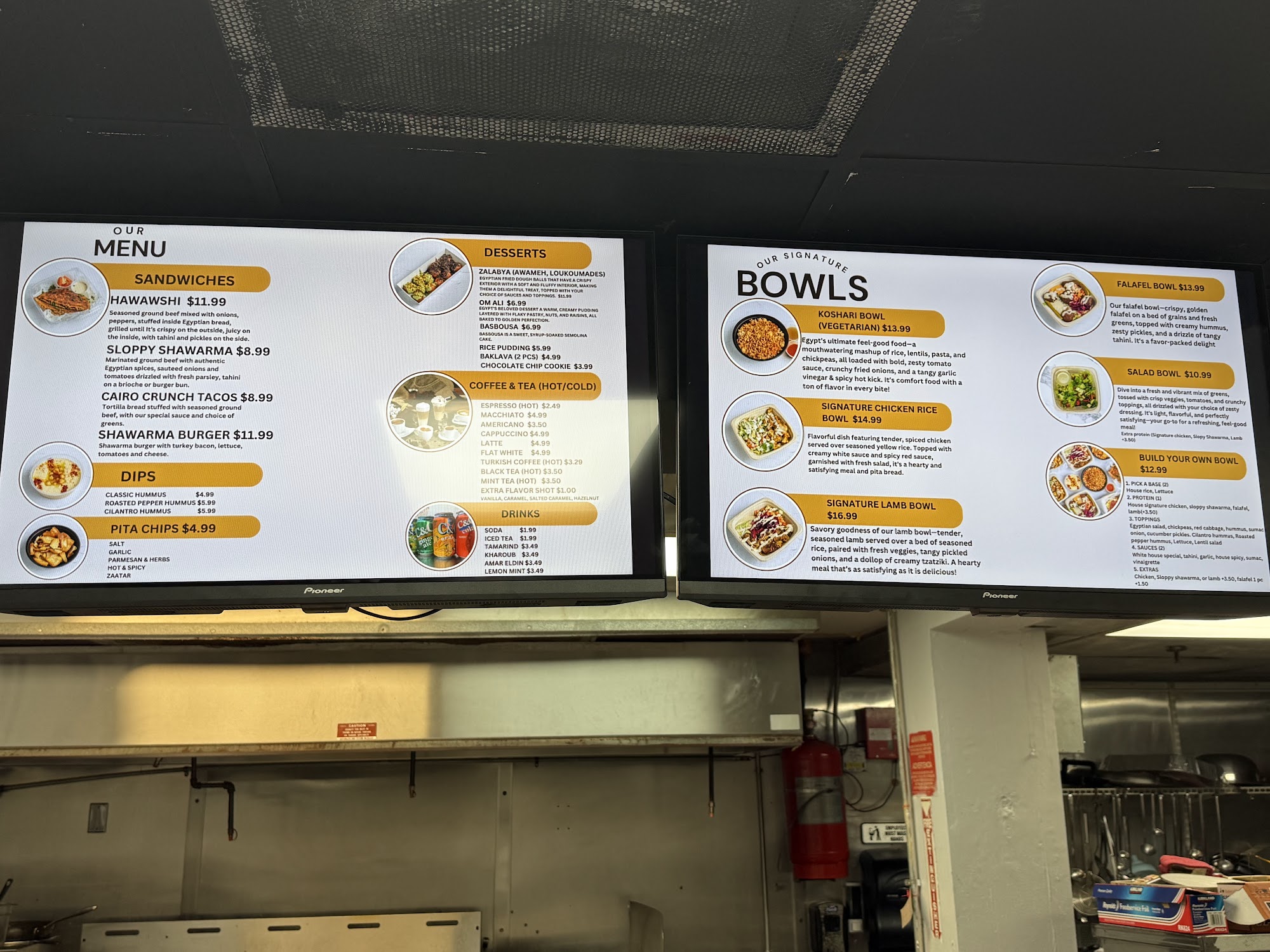 Koshari Shack Menu