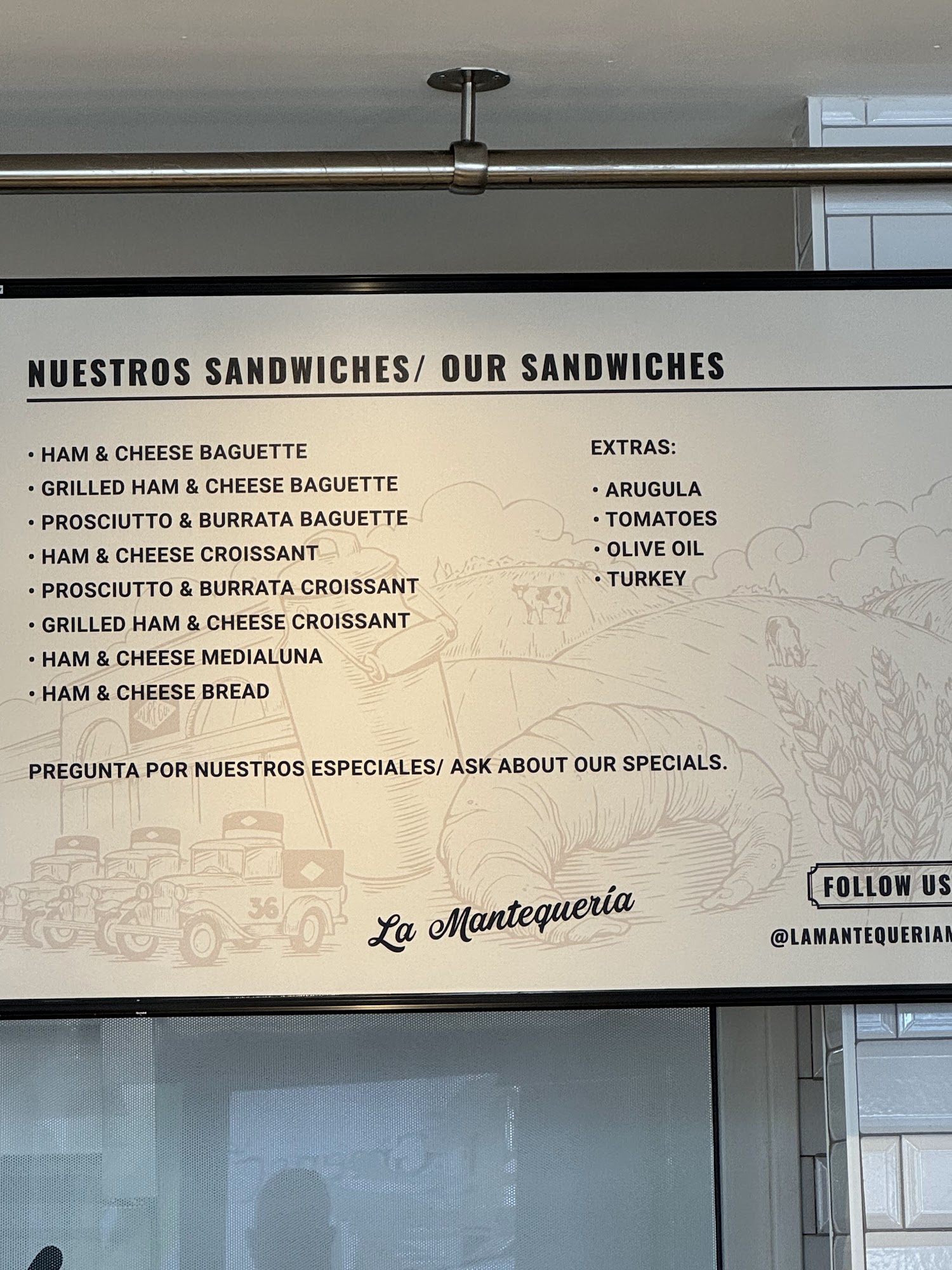 La Mantequeria Menu
