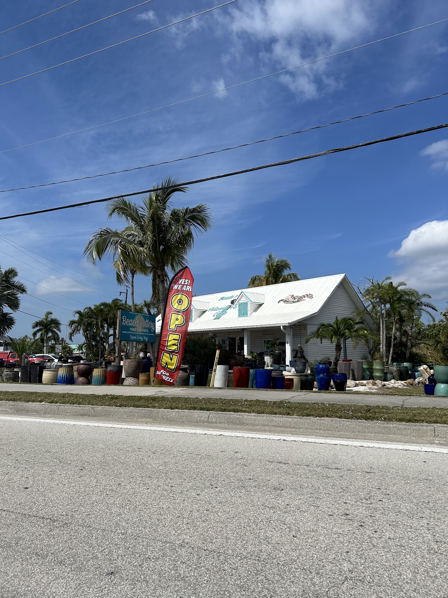 Beach Pottery, Etc. Menu