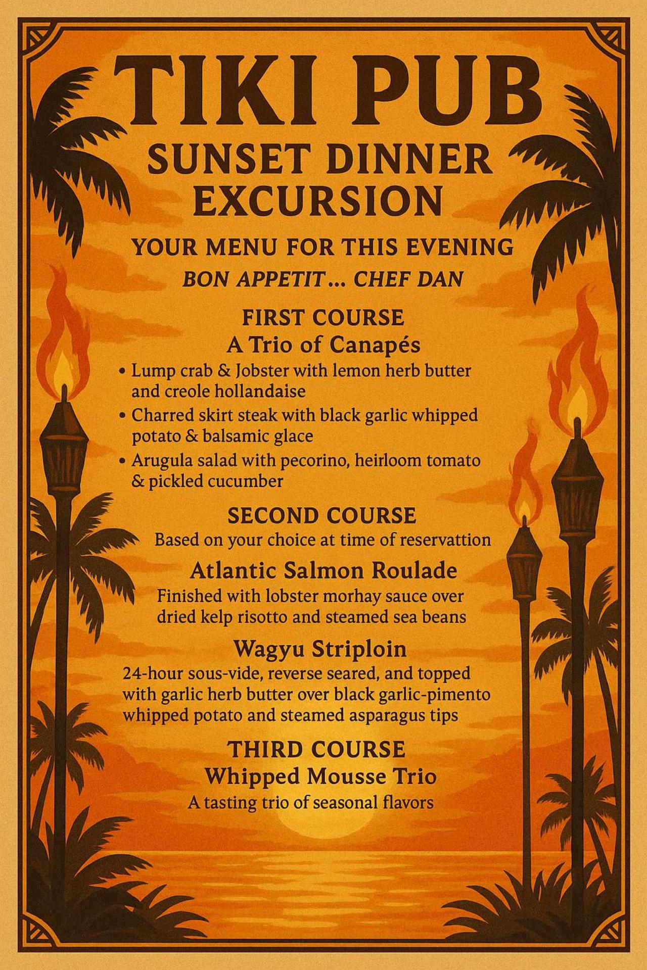 Tiki Pub Fort Myers Beach Menu