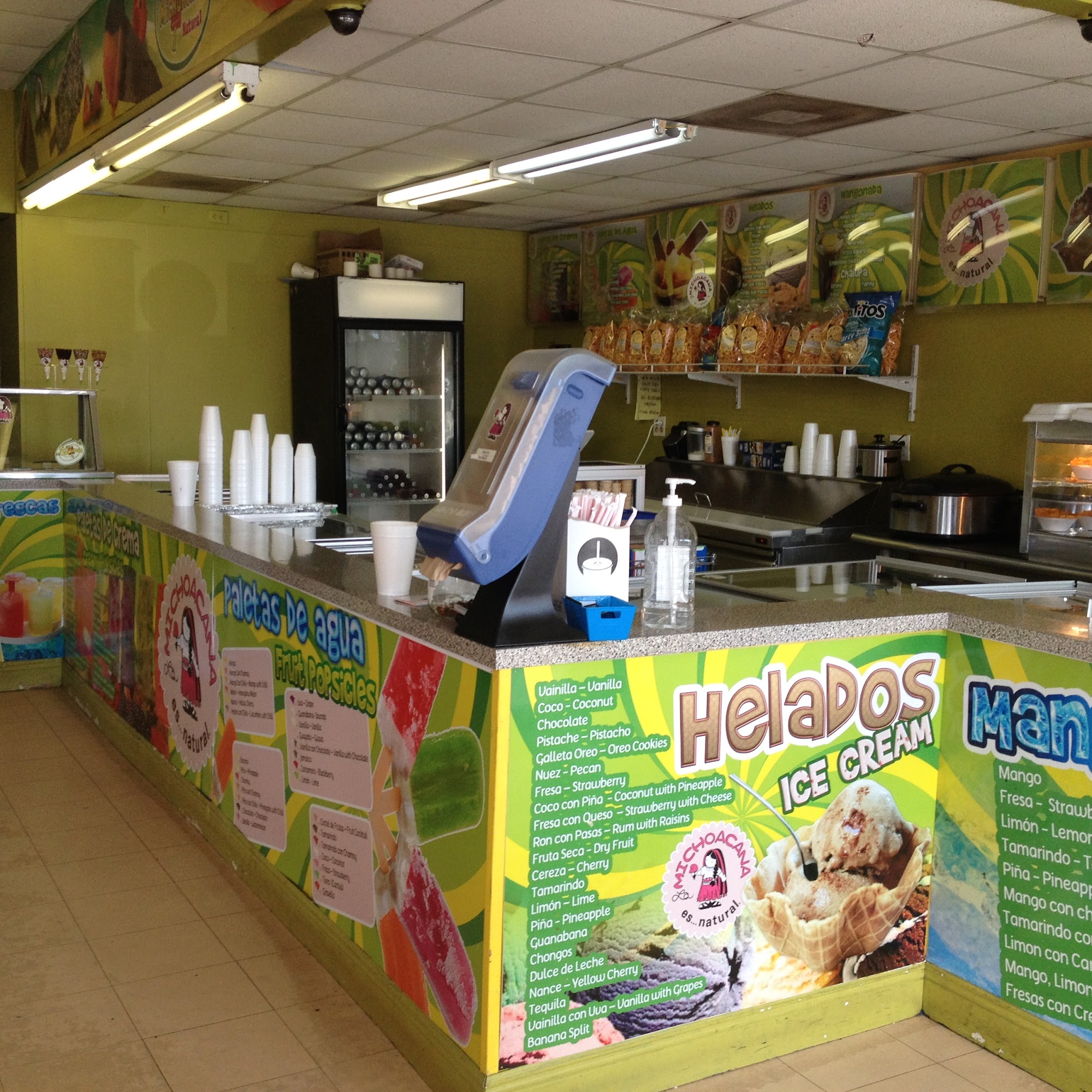 La Michoacana Natural Menu