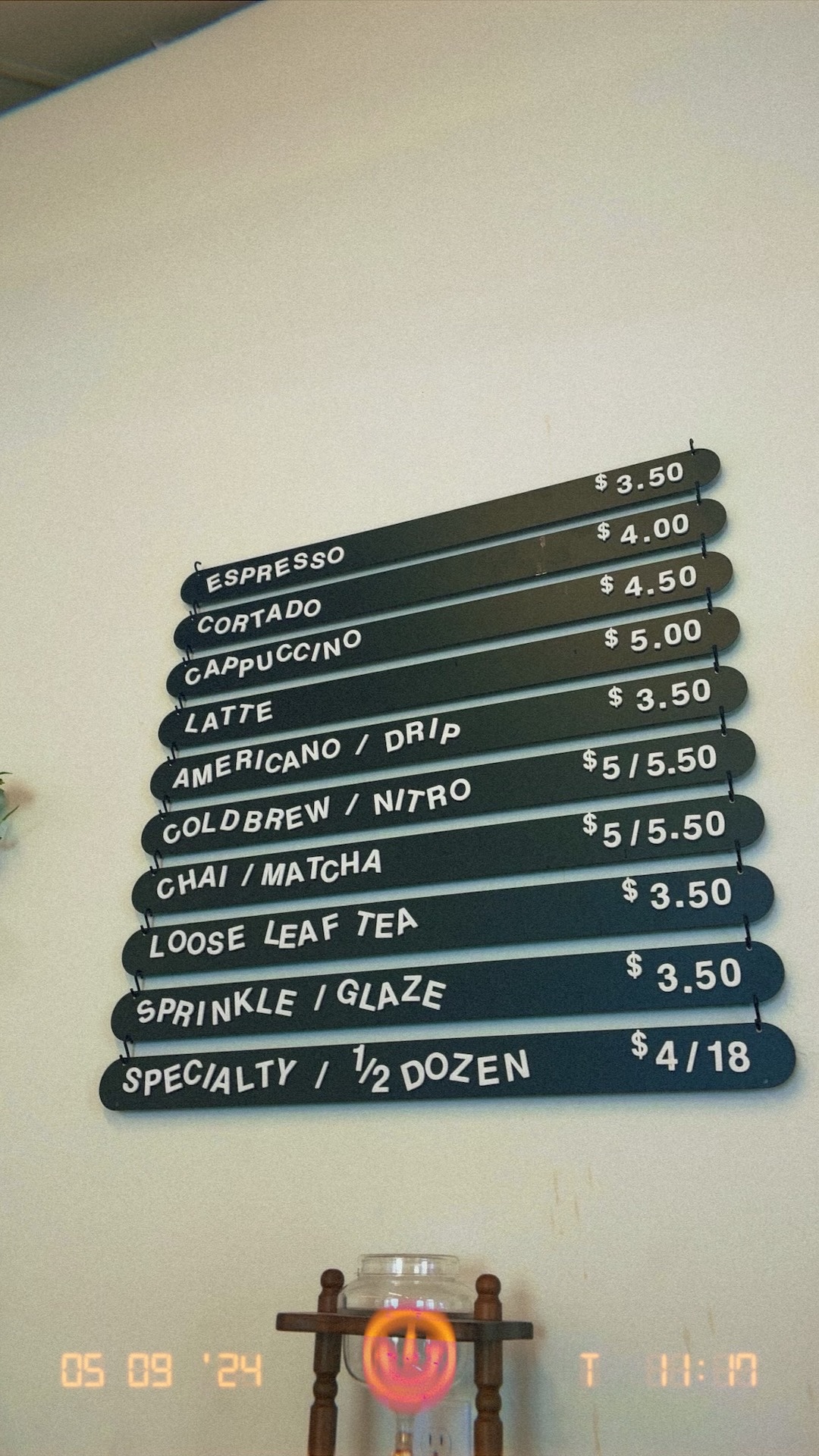 Take Two Coffee Menu