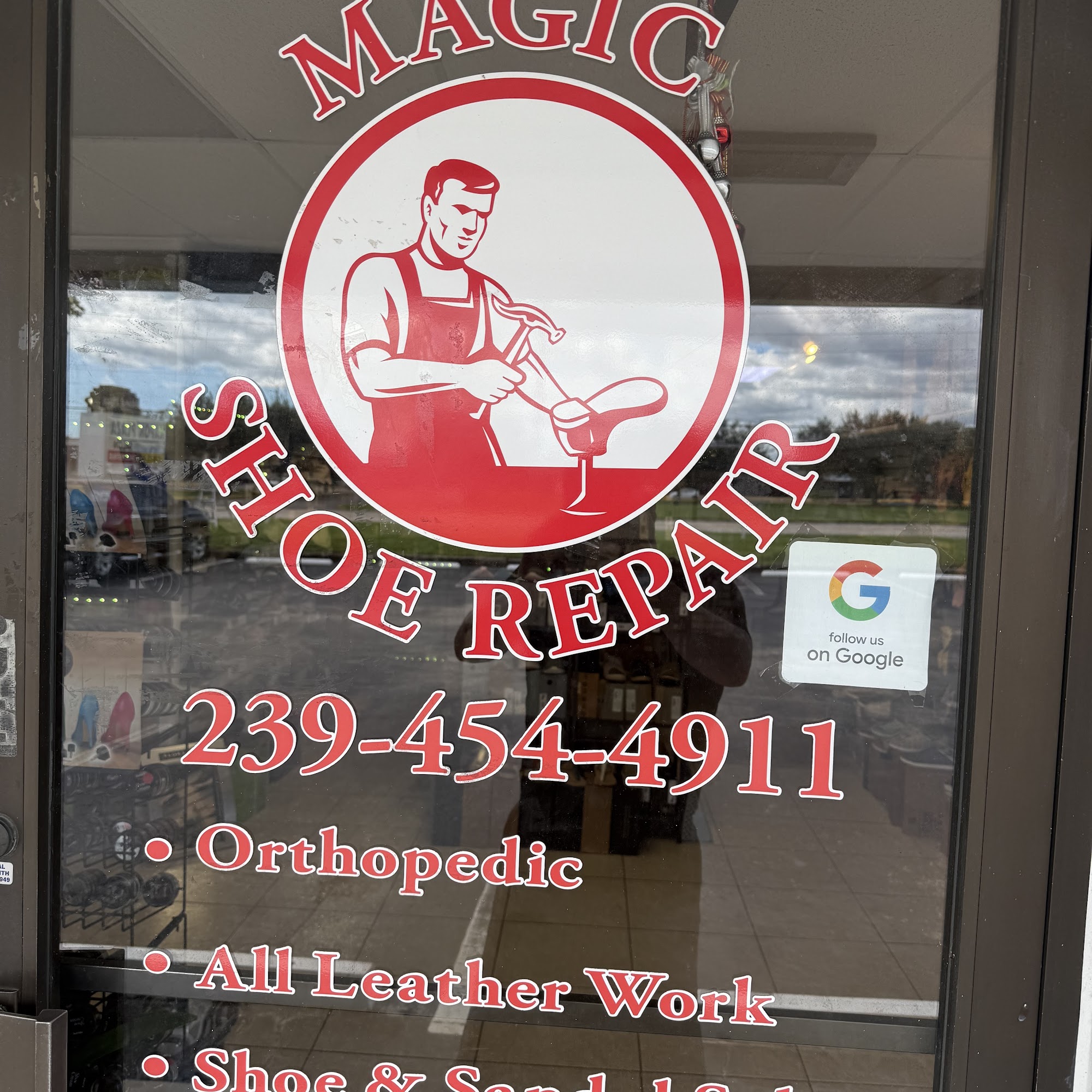 Magic Shoe Repair KAPOK PLAZA, 15630 McGregor Blvd #101, Fort Myers Florida 33908