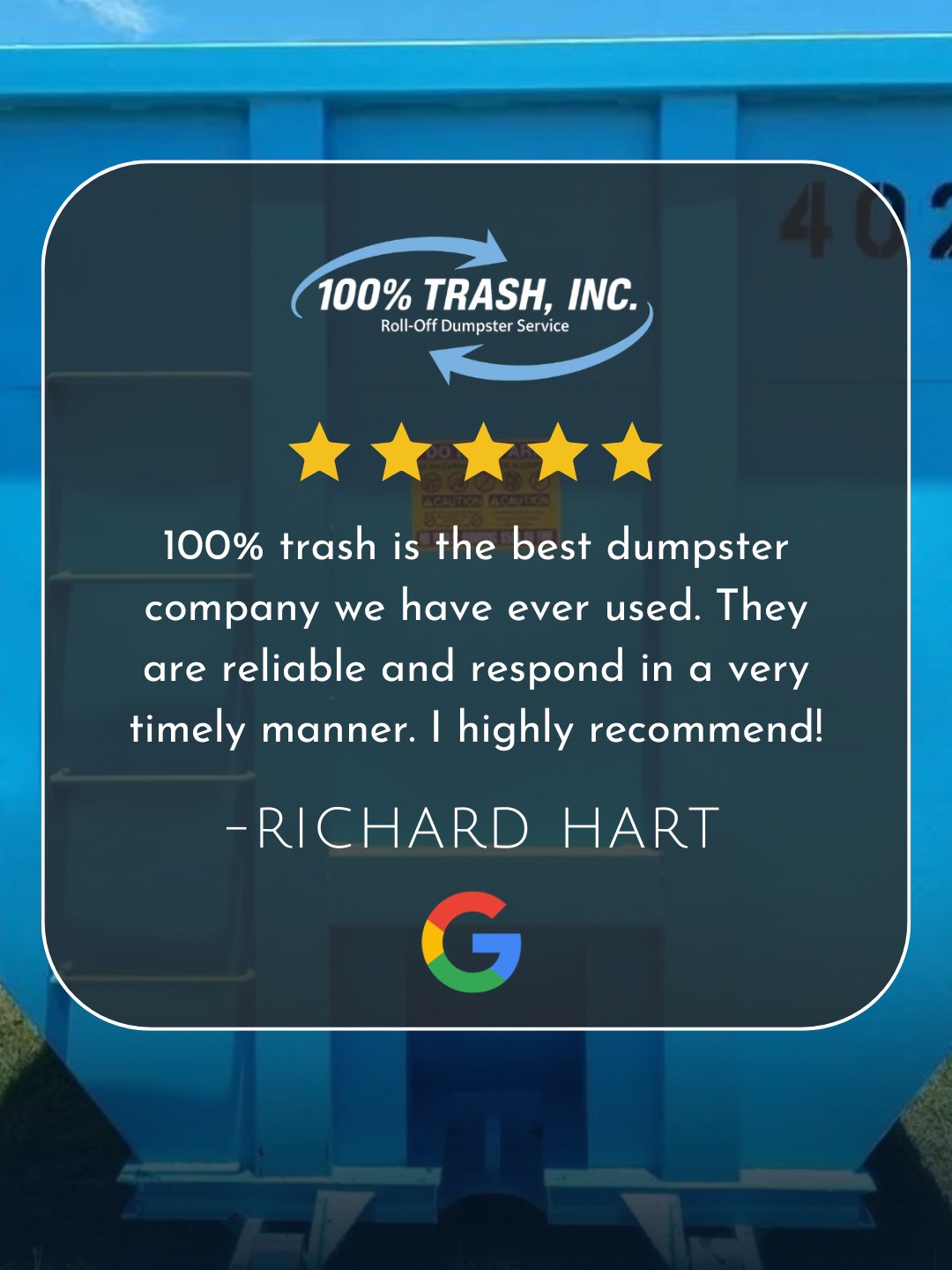 100% Trash Inc