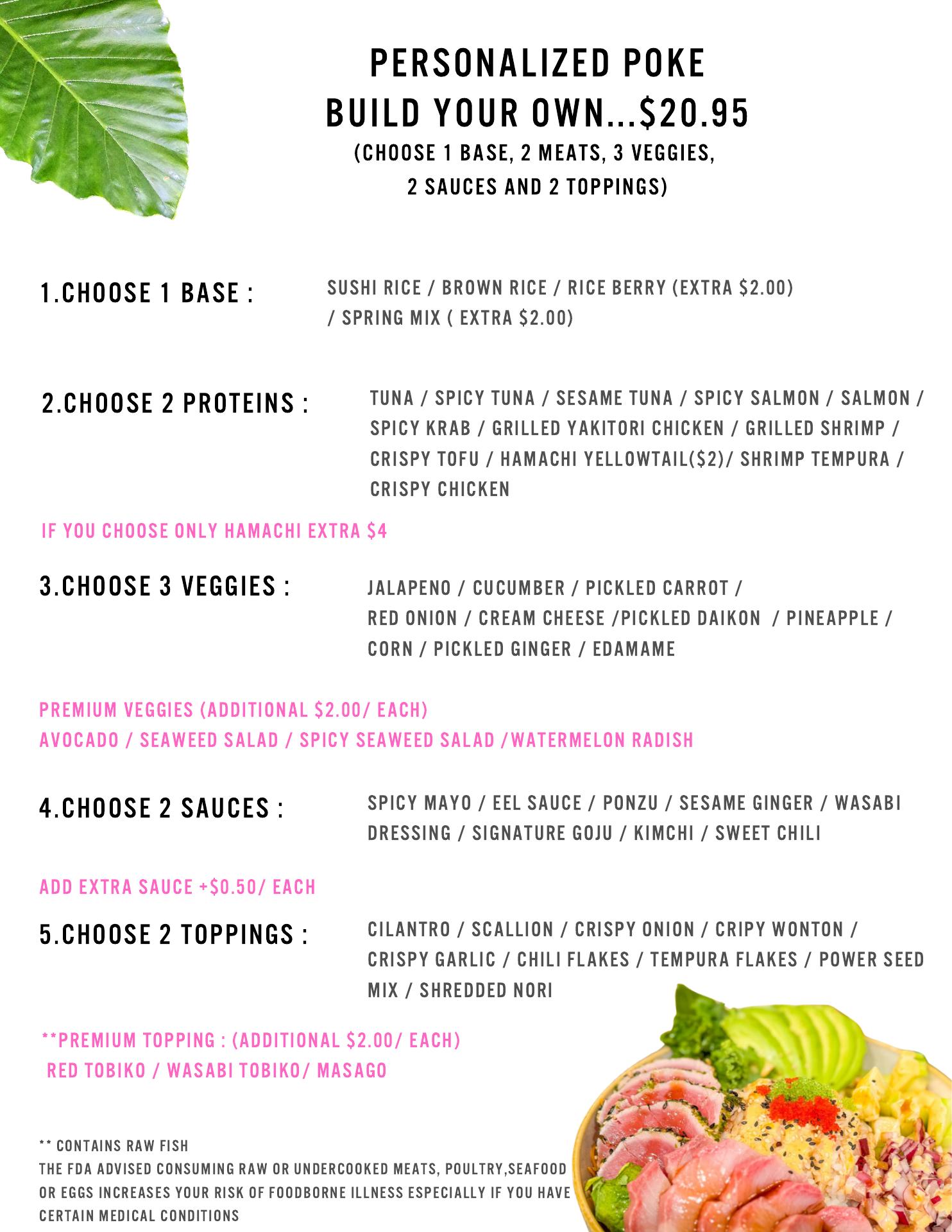 Happy Garden Cafe Brunch & Dinner Menu