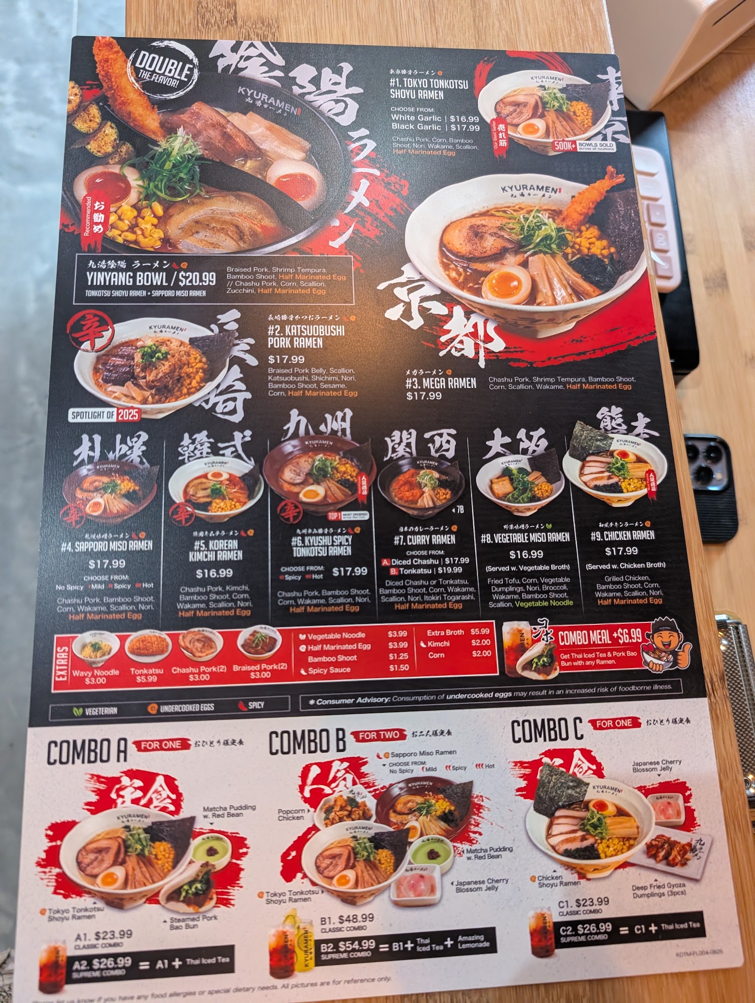 LA DIPERIE Menu