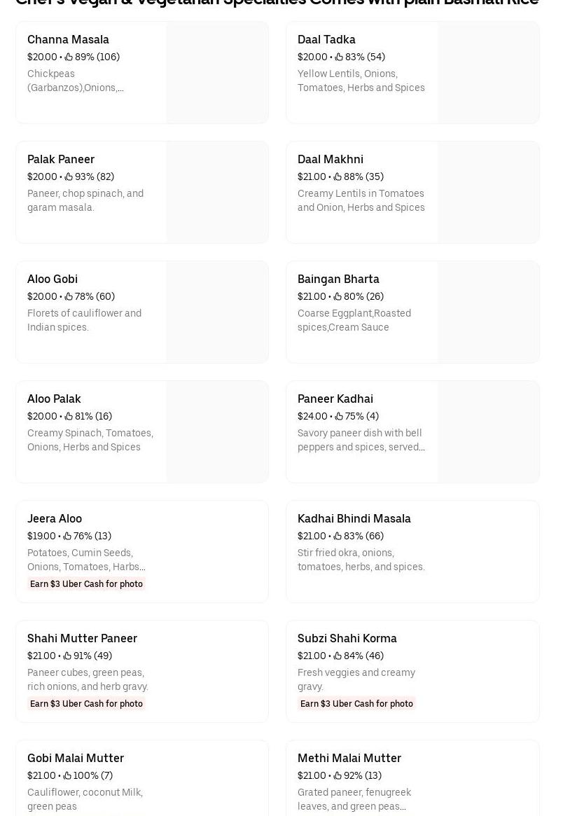 Always Cake Time Menu