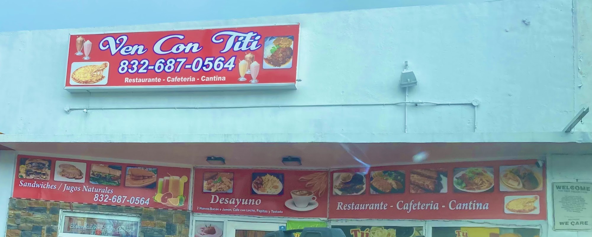Ven con Titi Menu
