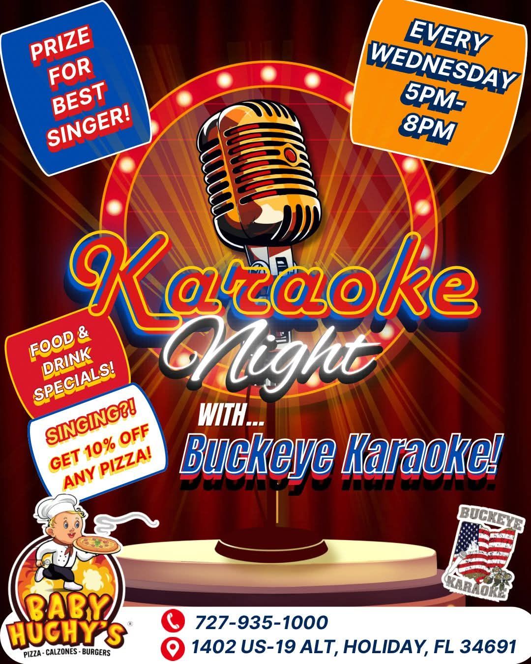 Baby Hughy's Pizza and Burgers Tampa Bay Holiday