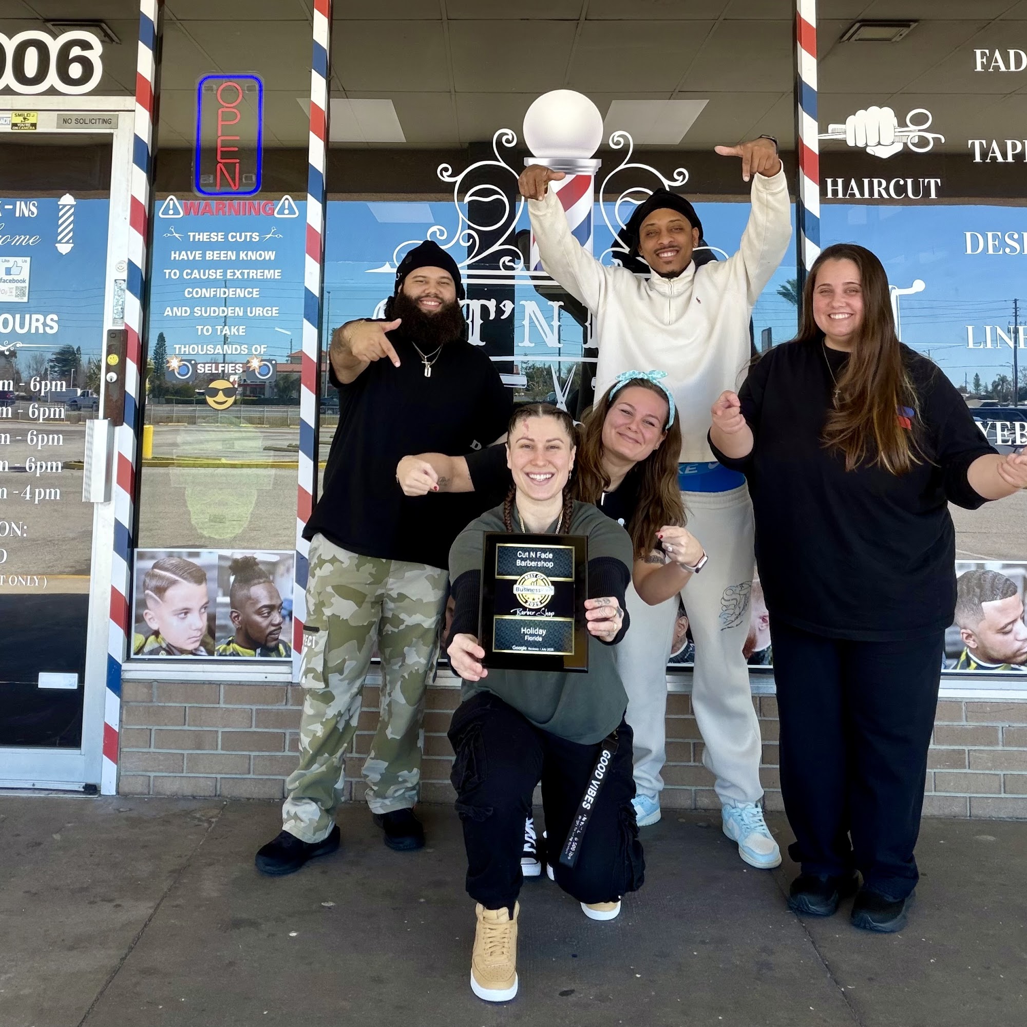 Cut N Fade Barbershop 1906 US-19, Holiday Florida 34690