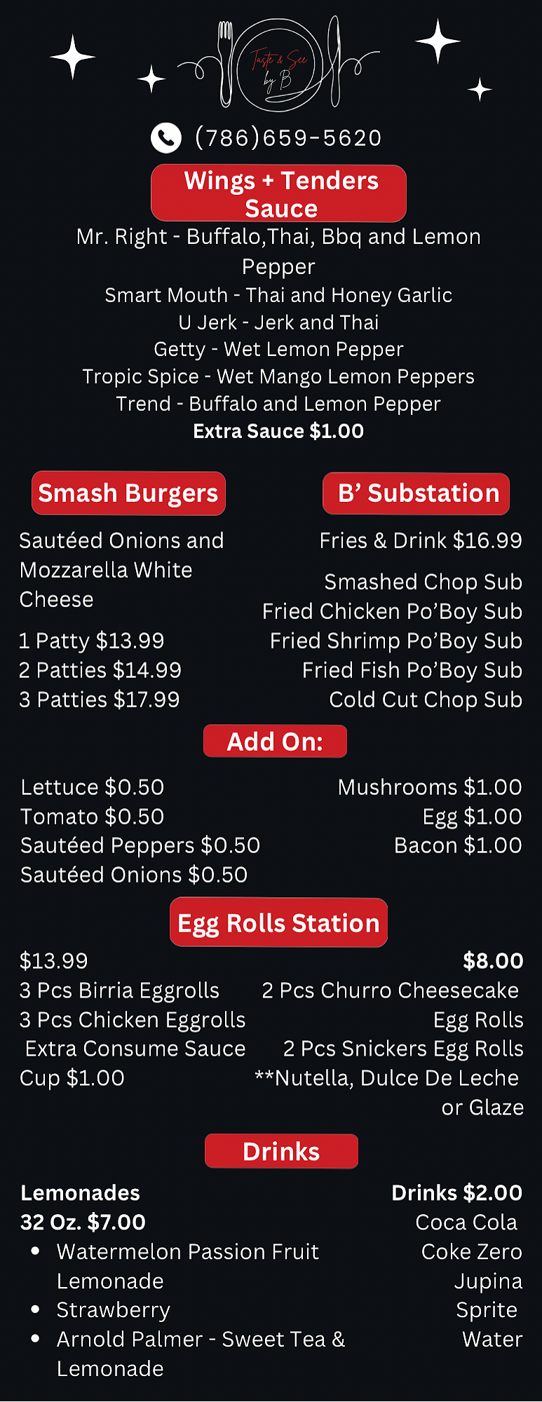Taste And See By B Menu