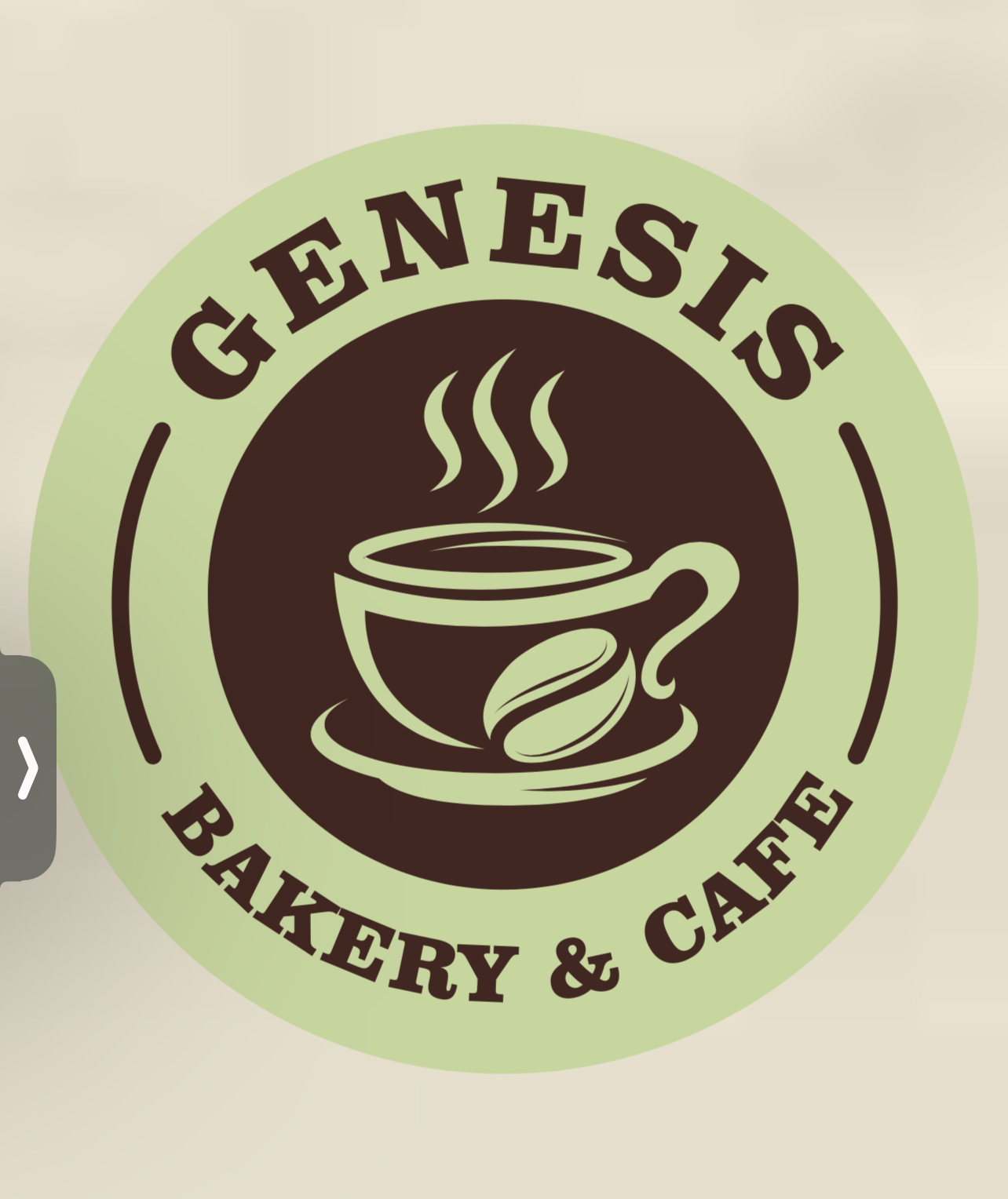 Genesis Bakery Menu