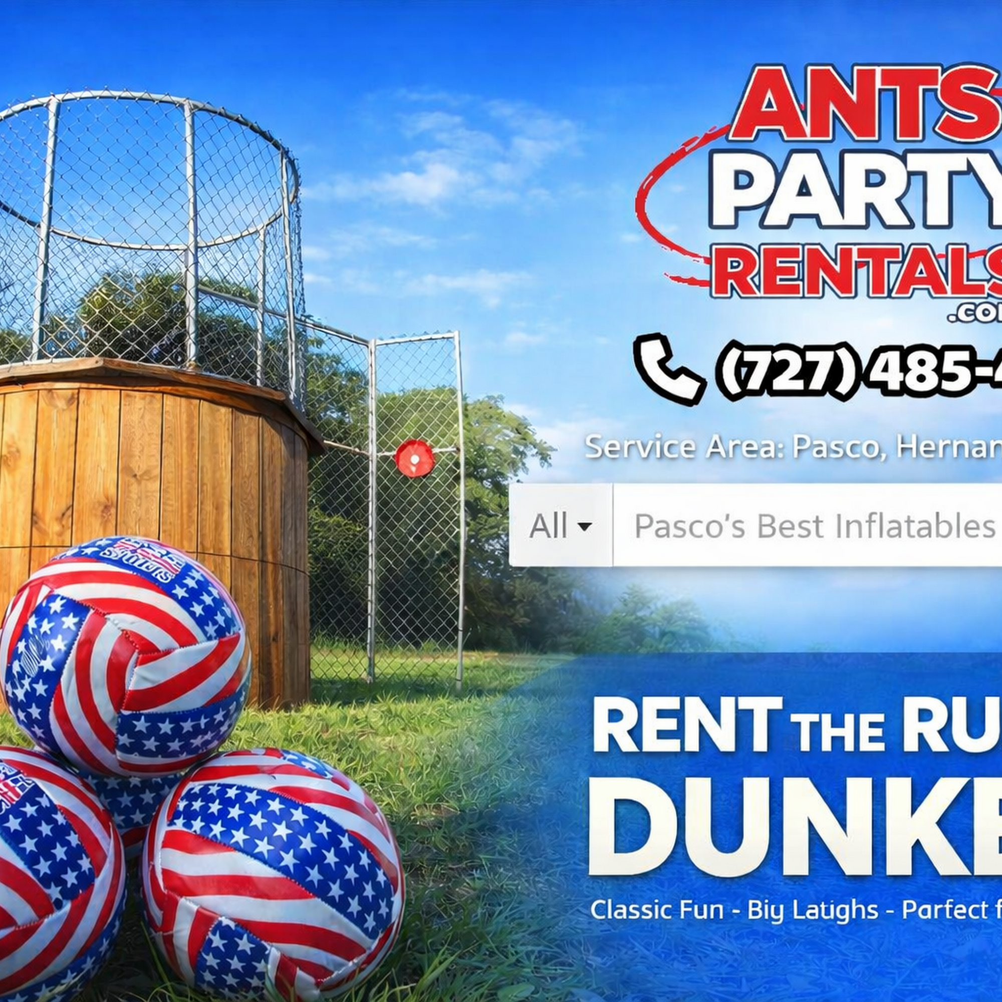 Ants Party Rentals 13704 Easy St, Hudson Florida 34669