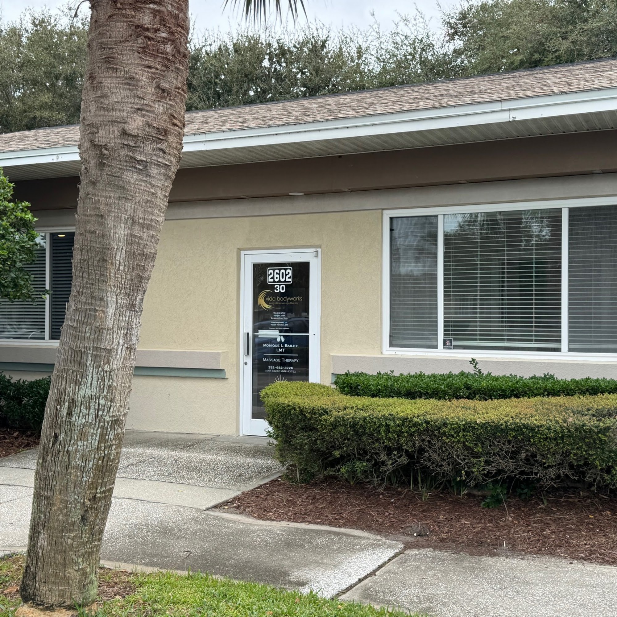 Vida Bodyworks 2602-30 Isabella Blvd, Jacksonville Beach Florida 32250