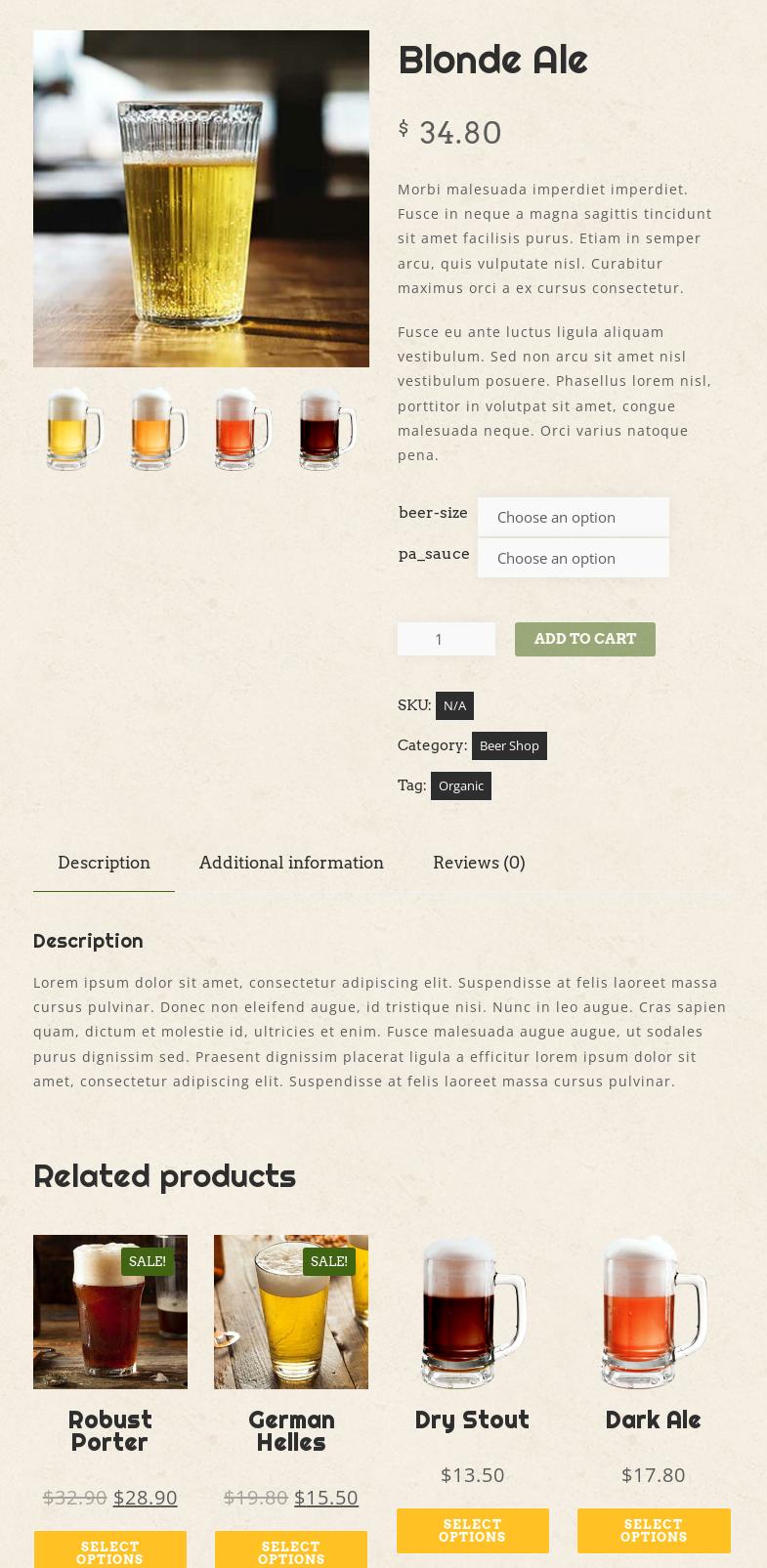 Park Place Lounge Menu