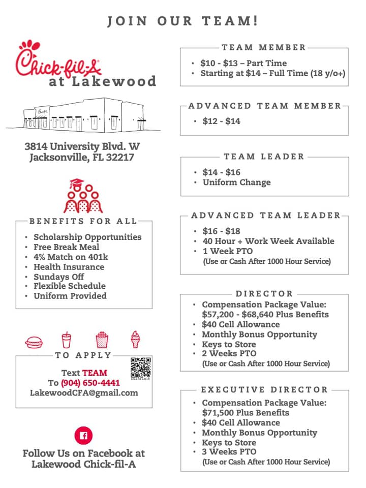 Chick-fil-A Lakewood Menu
