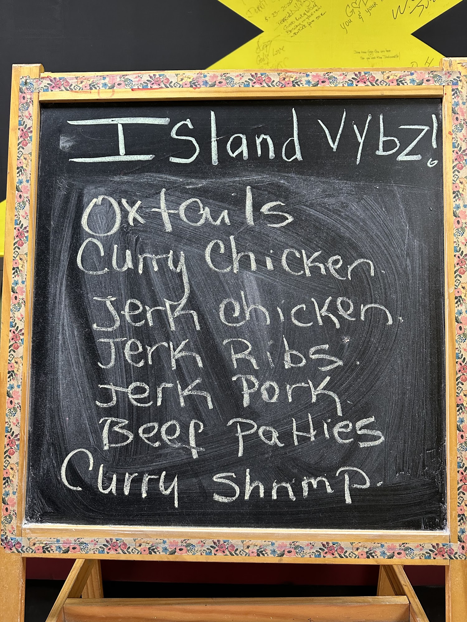 ISLAND VYBZ CUISINE Menu