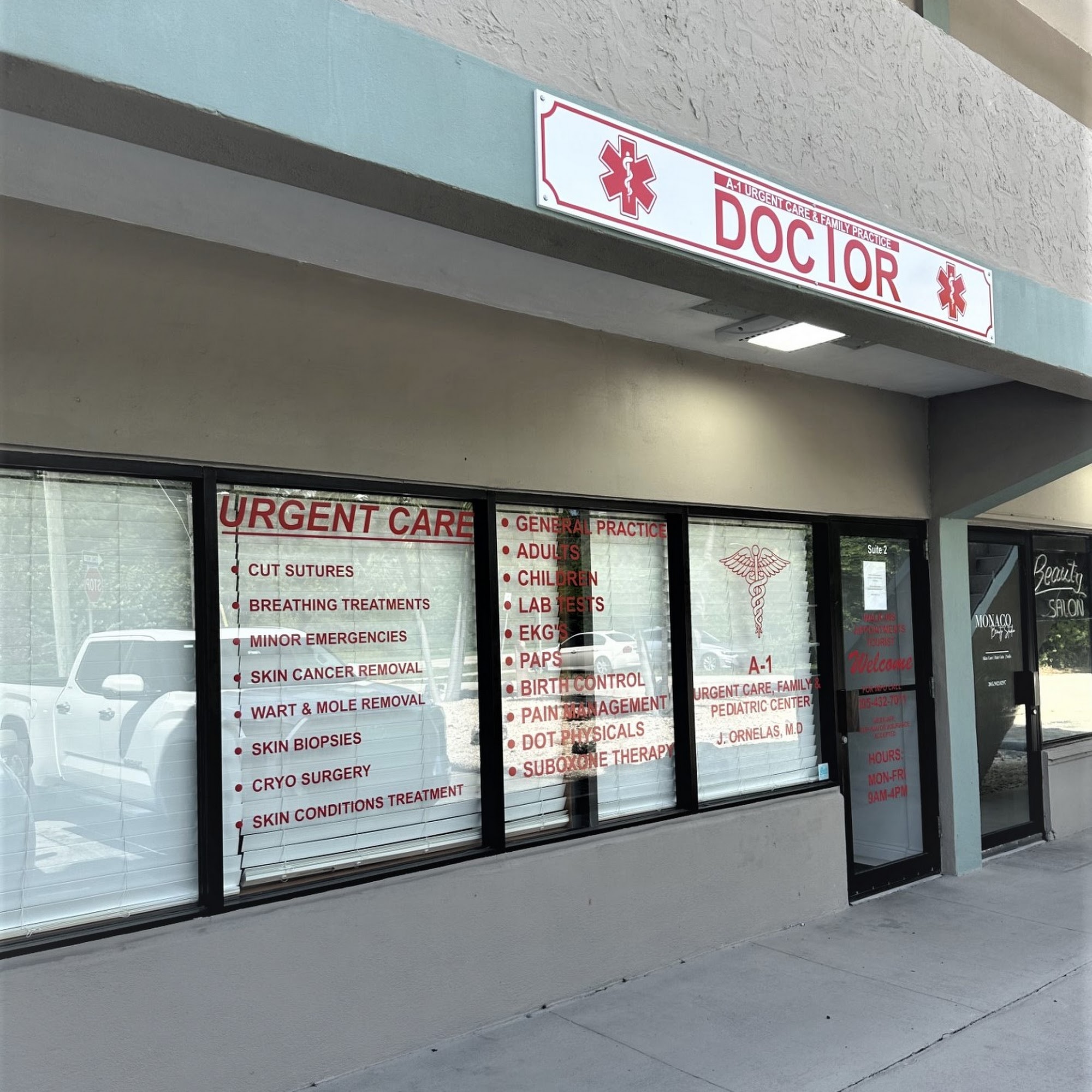 A1 Urgent care family & pediatric center. Dr. Jesus Ornelas