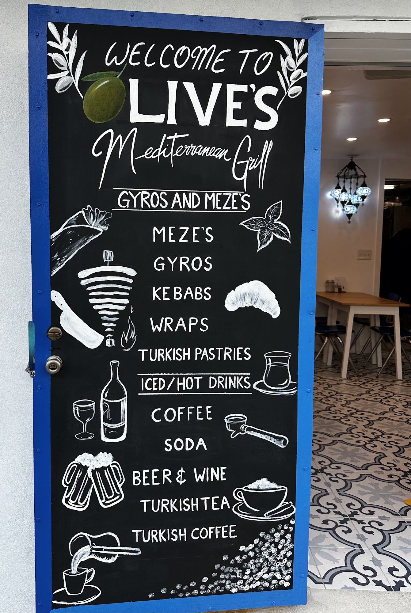 Olives Mediterranean Grill Key West Menu