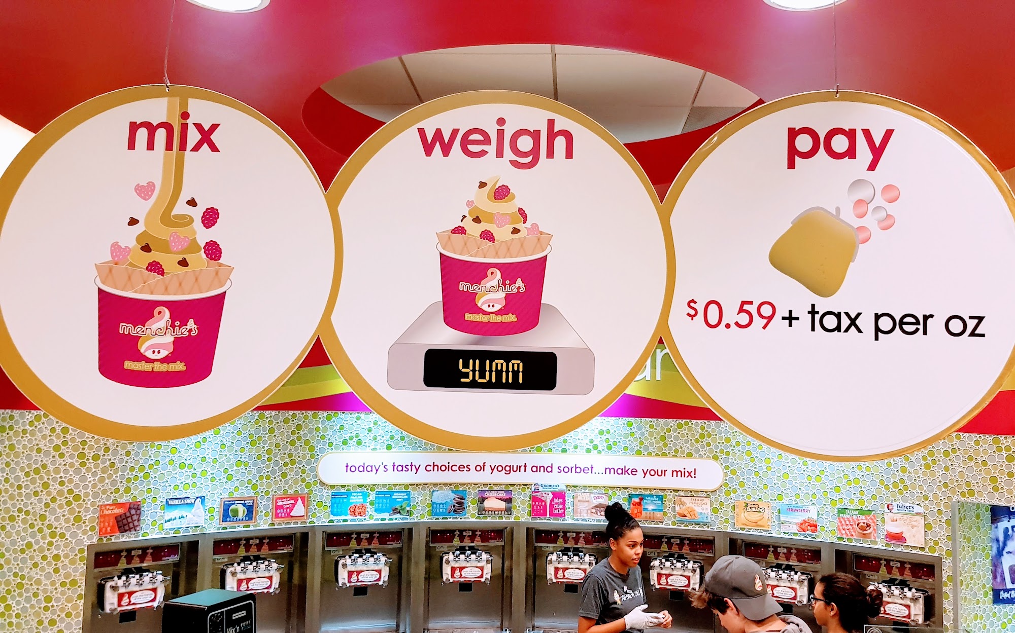 Menchie's Frozen Yogurt Menu