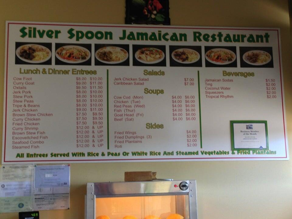 Silver Spoon Menu