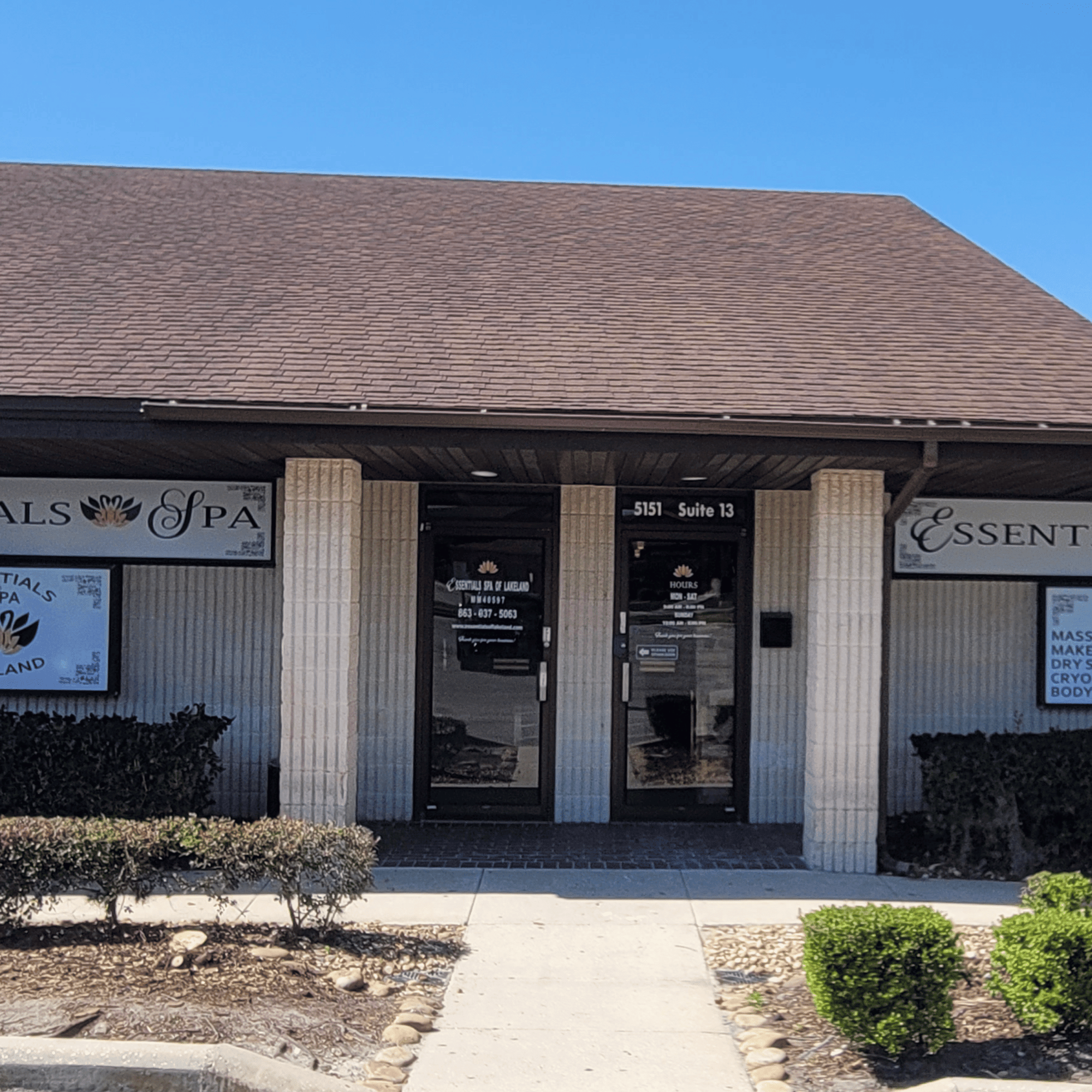 Essentials Spa of Lakeland 5151 S Lakeland Dr Suite 13, Lakeland Florida 33813