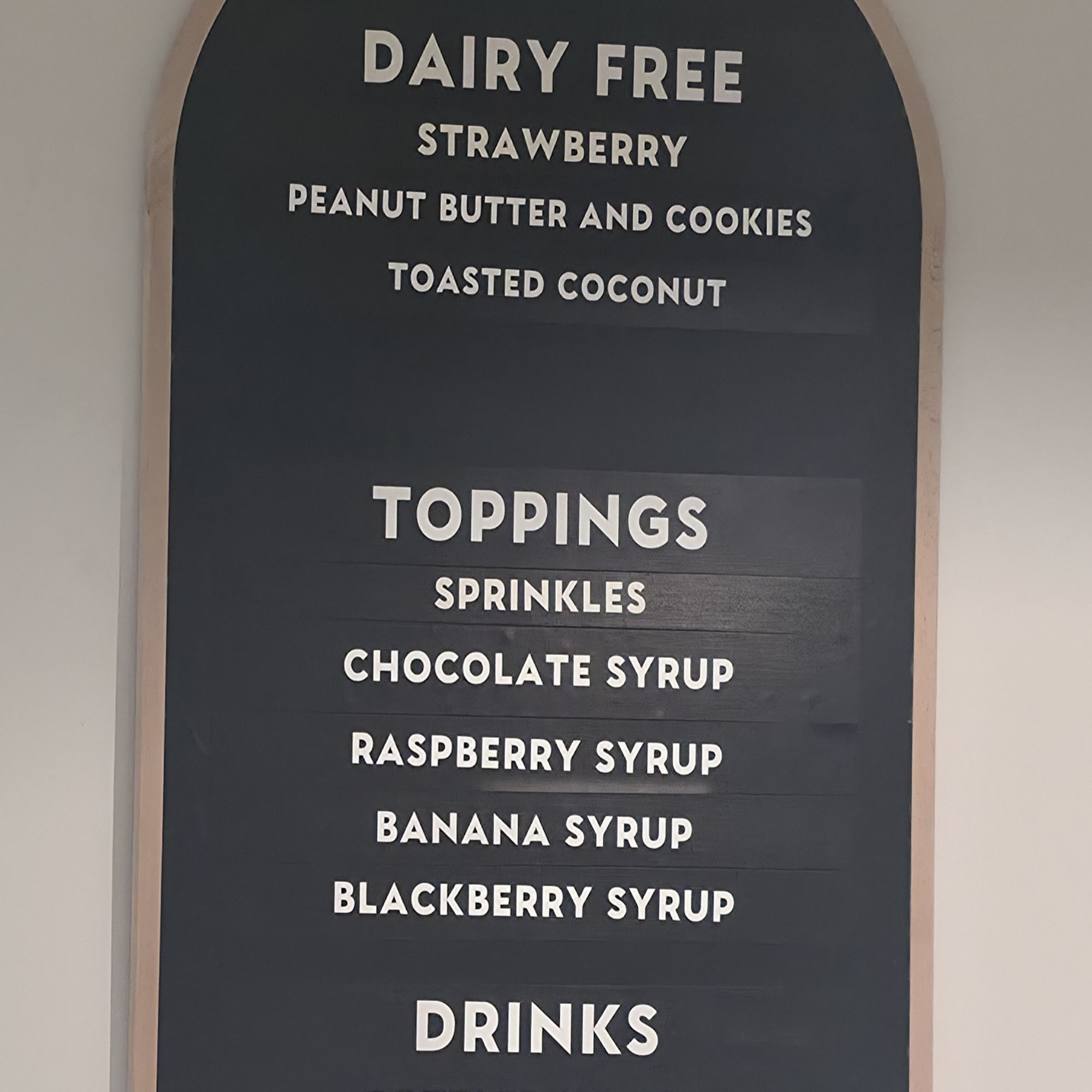 Mootown Scoops Menu
