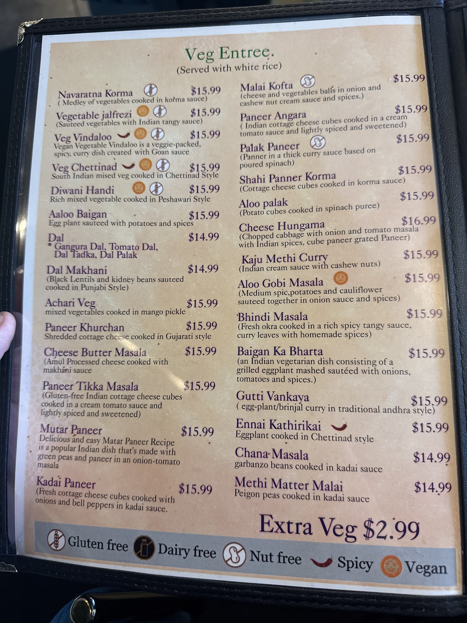 Red Chillez Indian Cuisine Menu