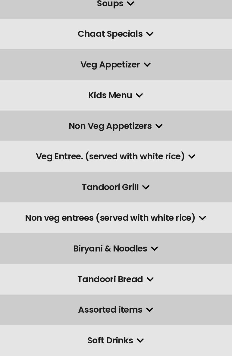 Red Chillez Indian Cuisine Menu