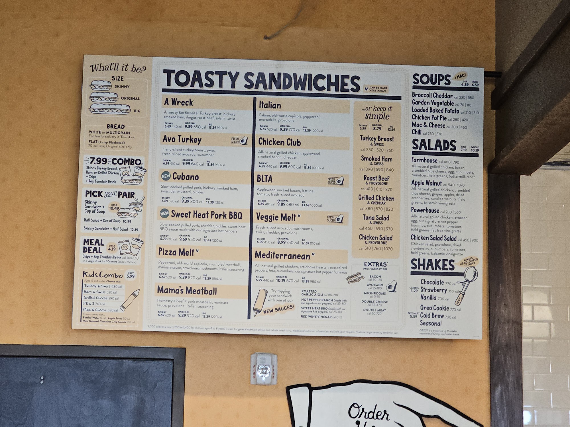 Potbelly Menu