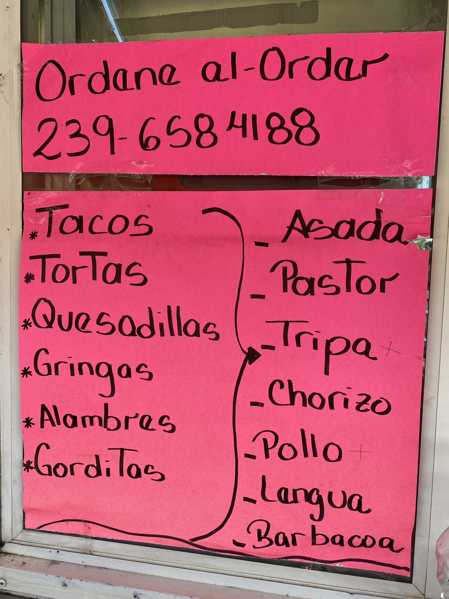 Mobile Wings Locale Food Truck Menu