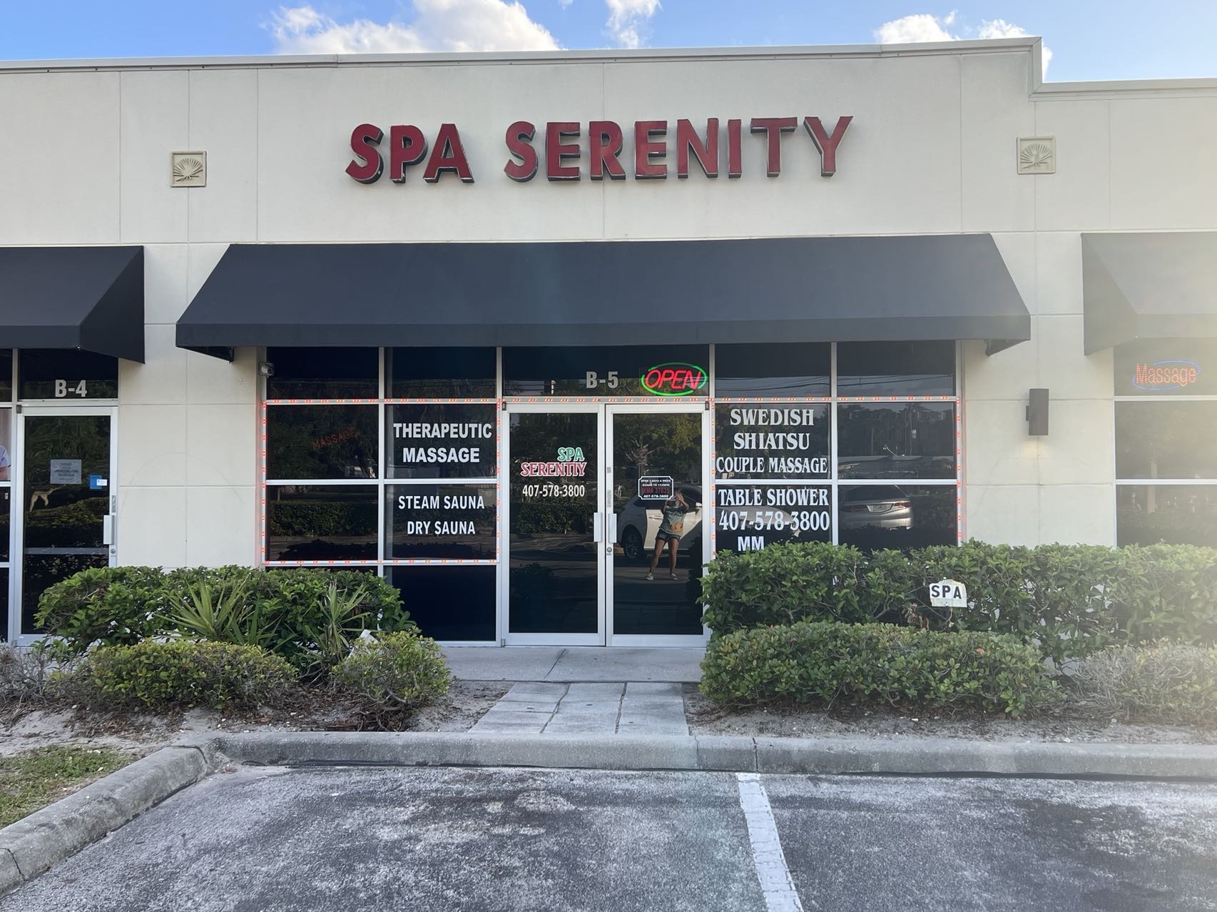 Spa Serenity 6750 N Orange Blossom Trl, Lockhart Florida 32810